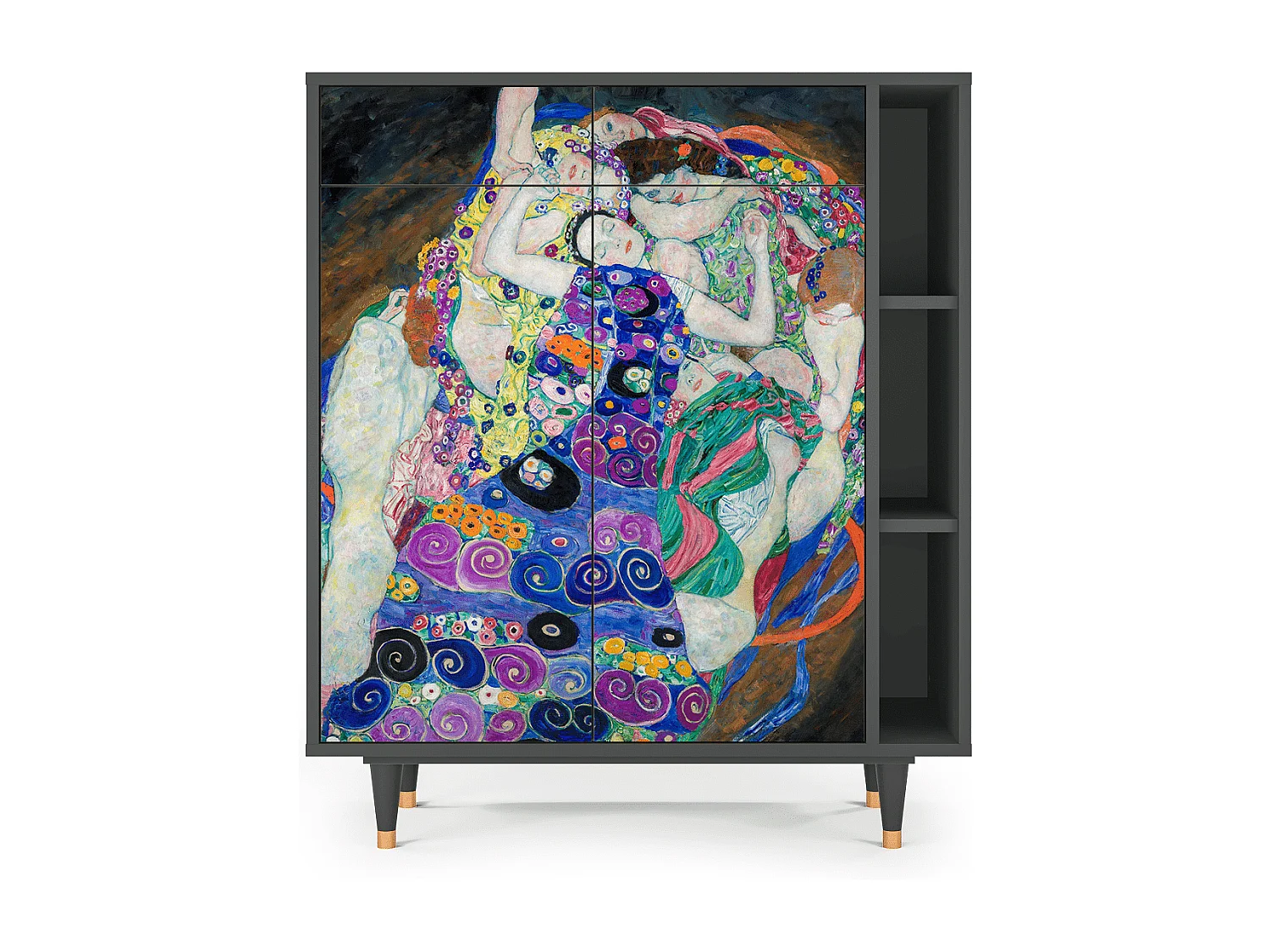 Credenza - 96х110х41 cm - BS6 - The Maiden by Klimt, Antracite