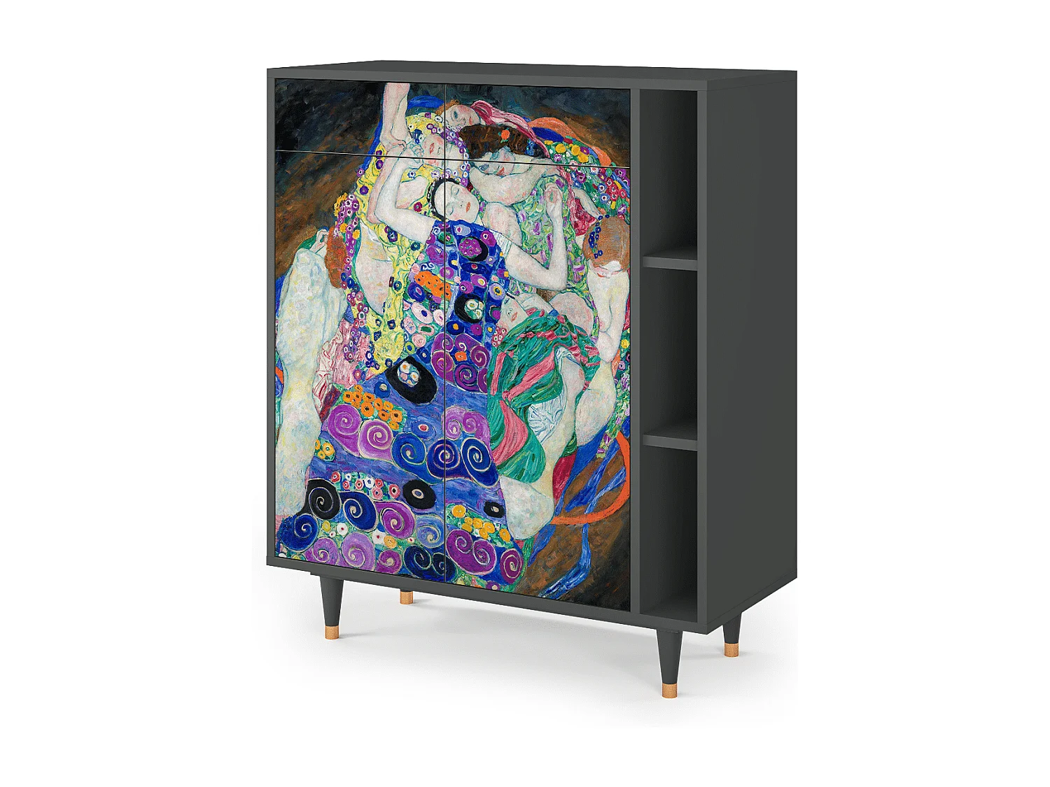 Credenza - 96х110х41 cm - BS6 - The Maiden by Klimt, Antracite