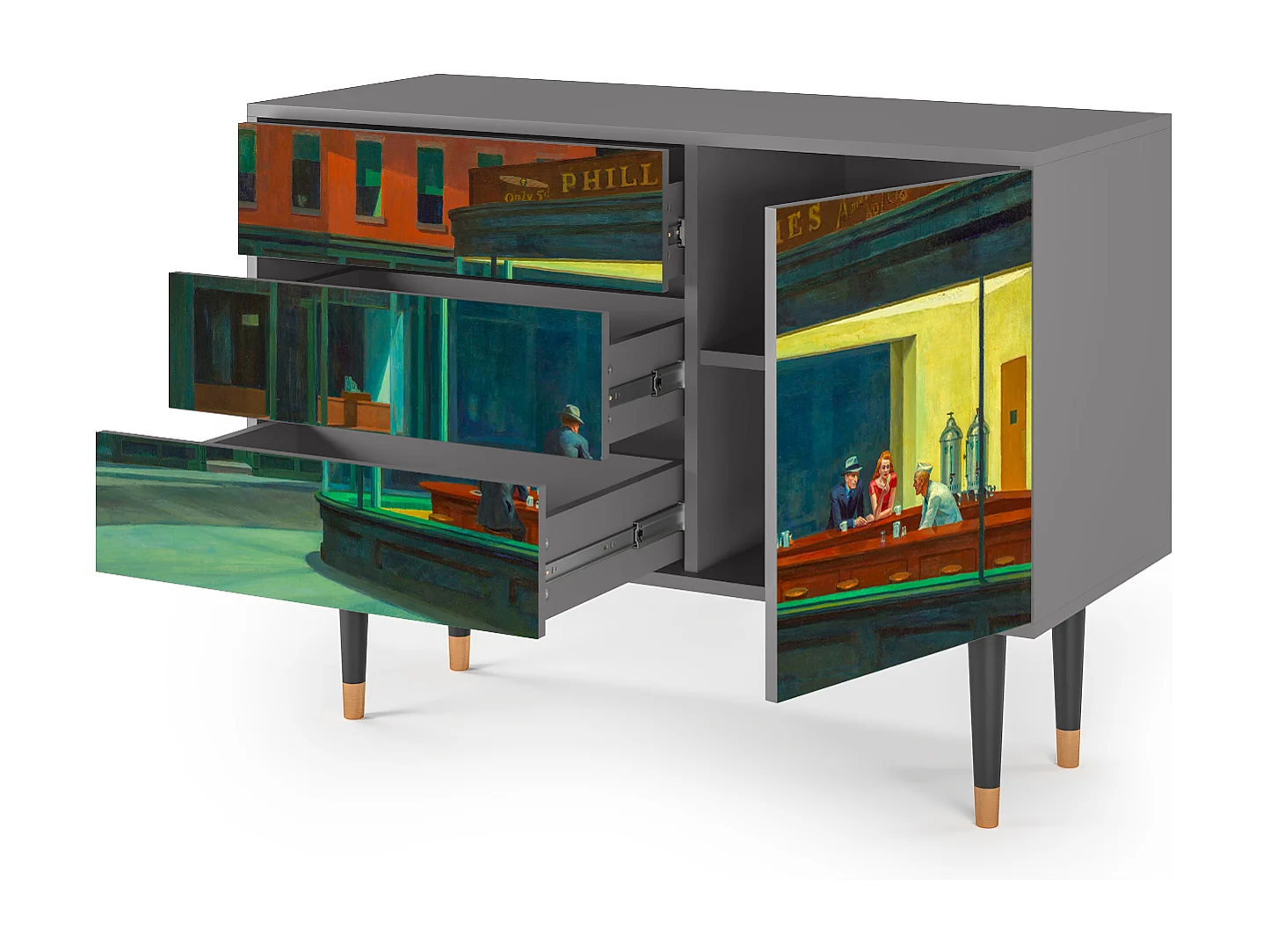 Buffet - 115х84х41 cm - S3 - The Heart of the Andes , Gris