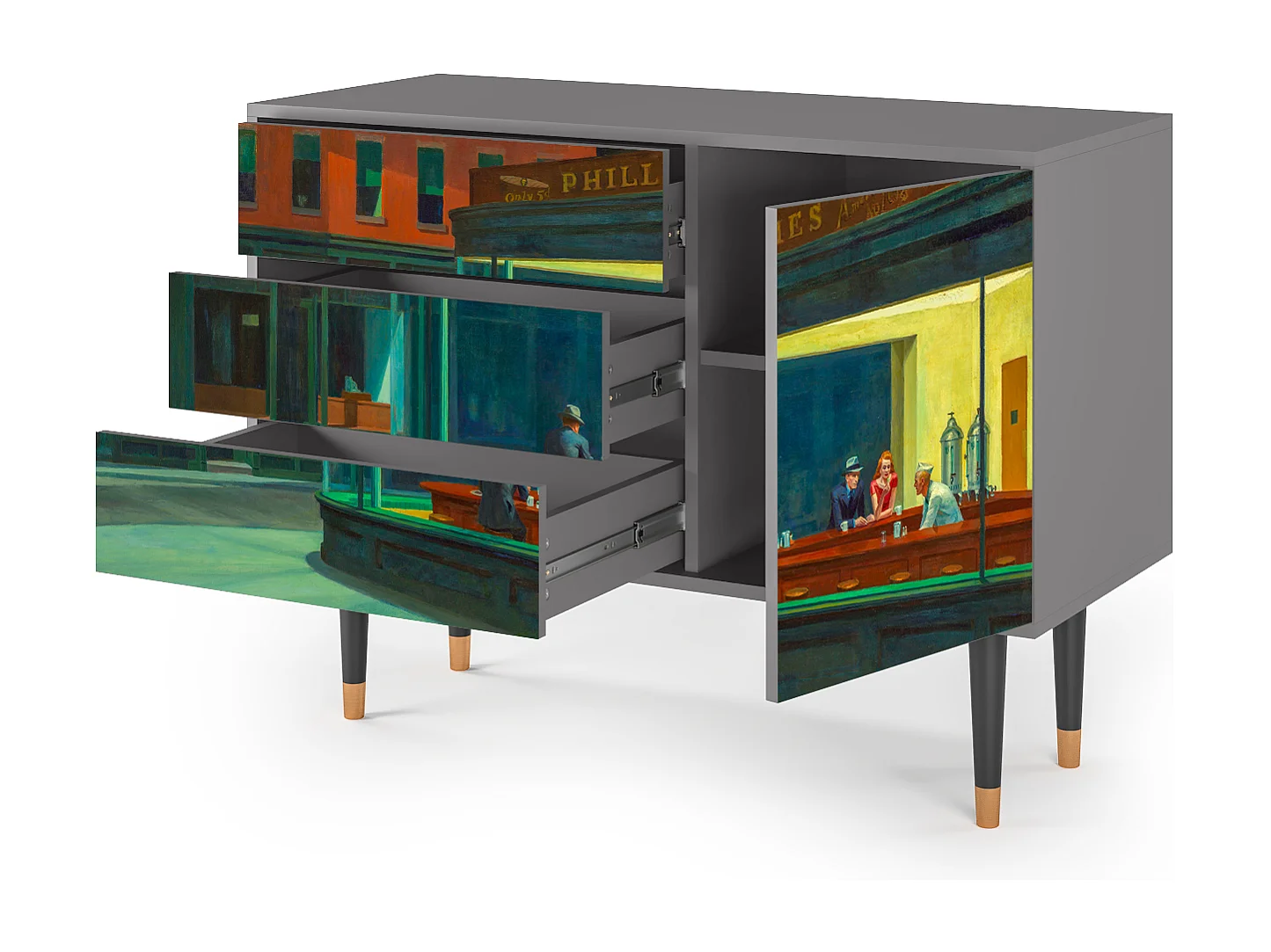 Buffet - 115х84х41 cm - S3 - The Heart of the Andes , Gris