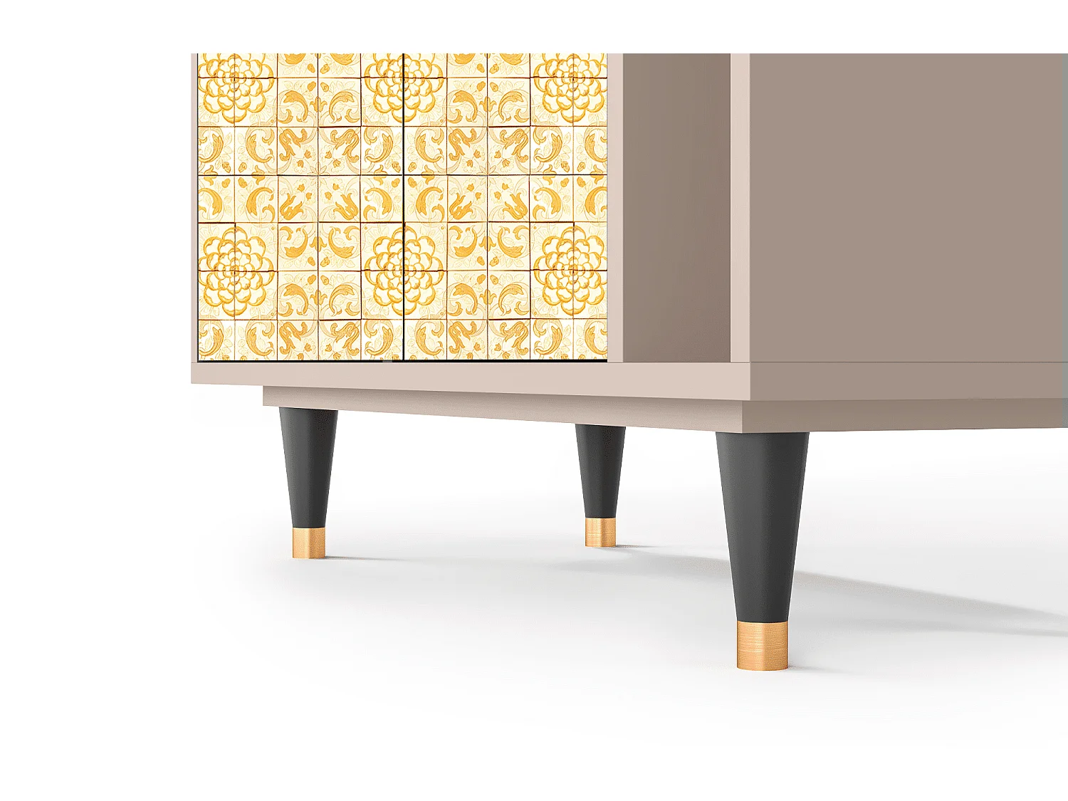 Kredens - 96х110х41 cm - BS6 - Sunshiny Tile, Latte