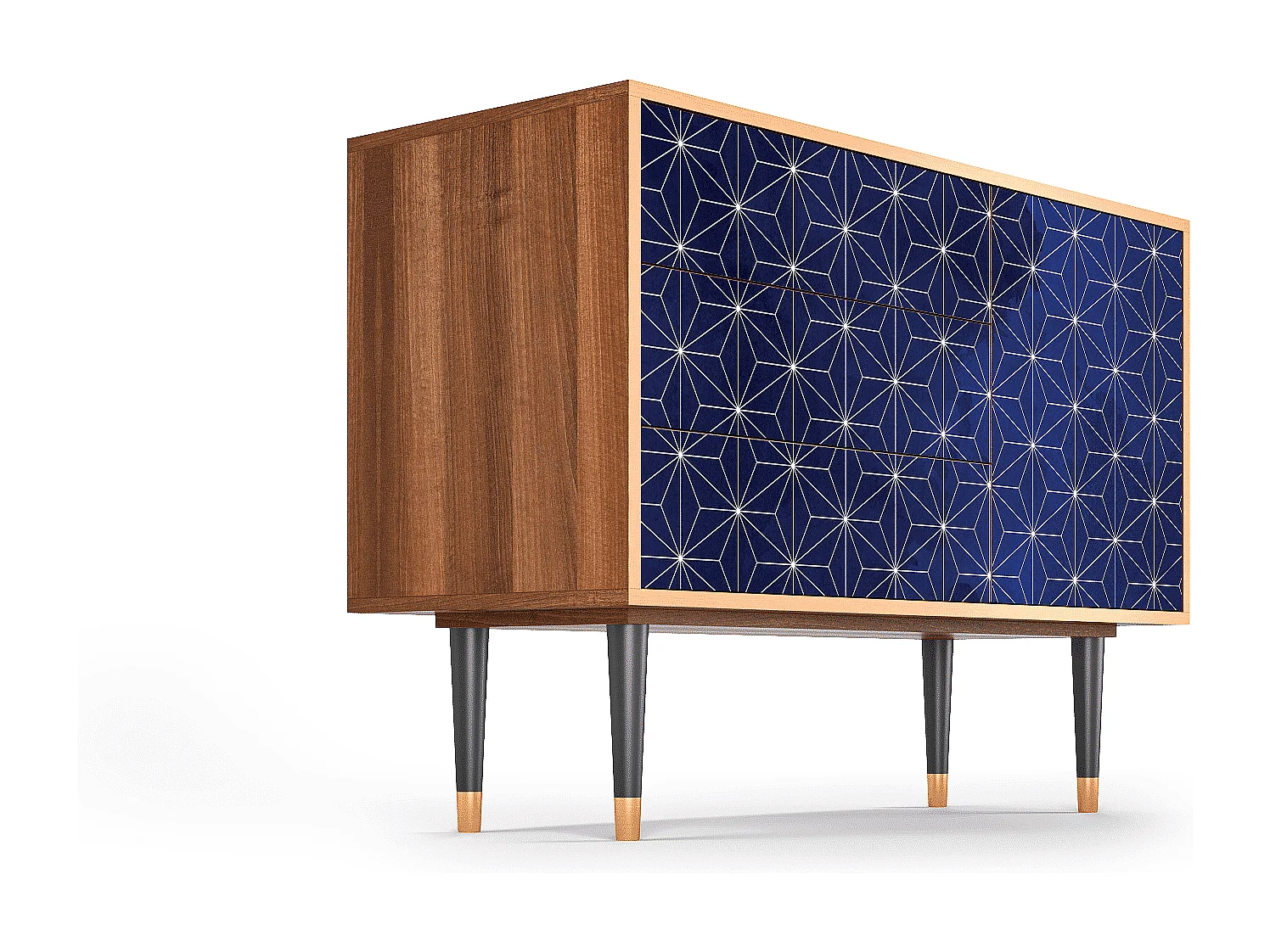 Credenza - 115х84х41 cm - S3 - Milky Way, Noce