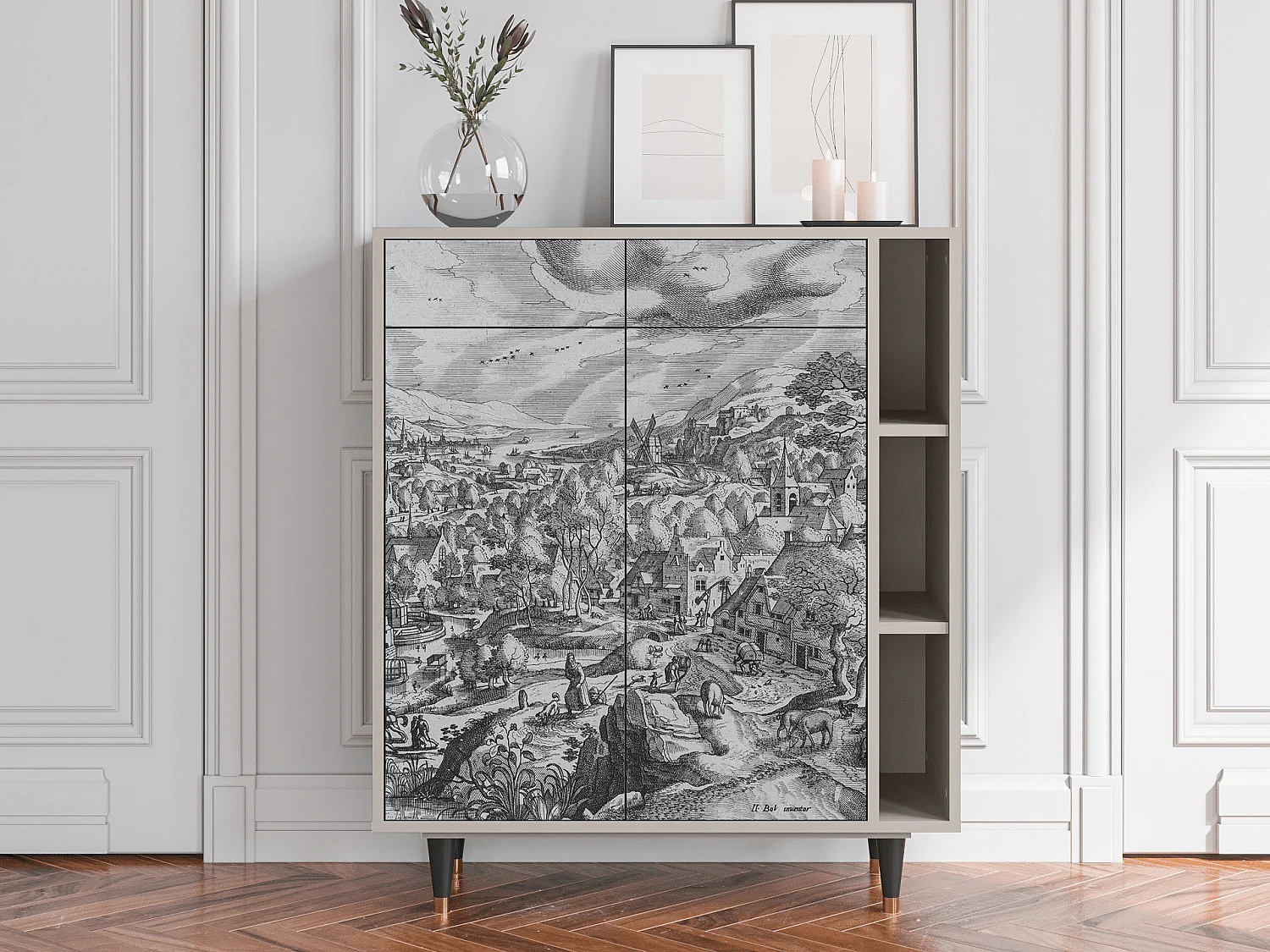 Buffet - 96х110х41 cm - BS6 - Bird Dropping, Sable