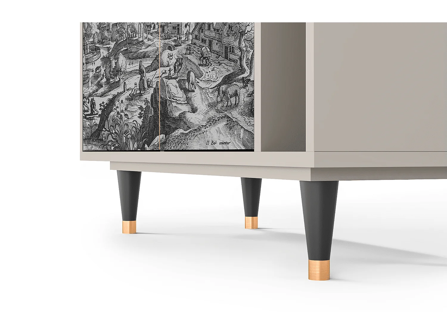 Buffet - 96х110х41 cm - BS6 - Bird Dropping, Sable