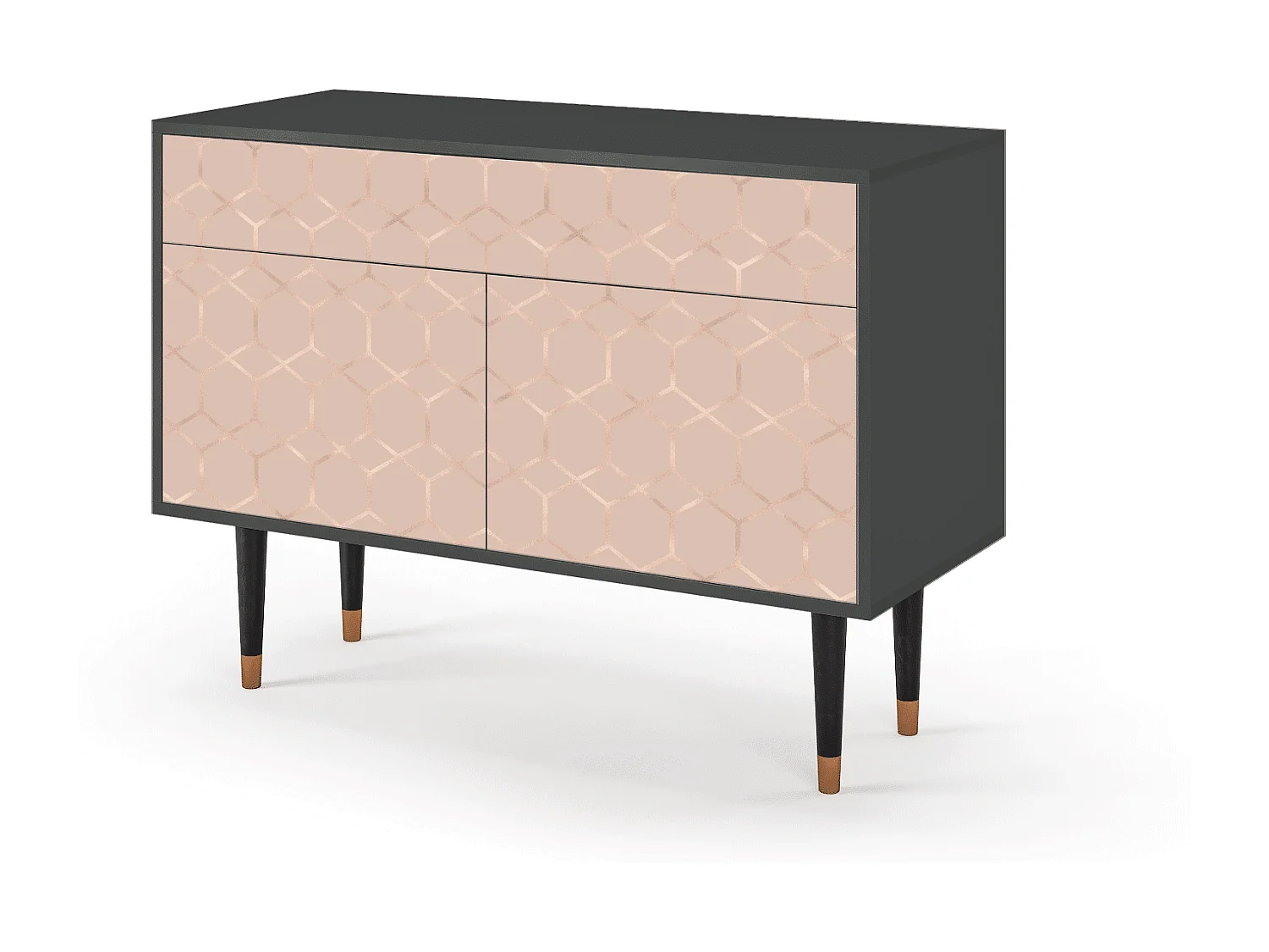 Buffet - 115x85x48 cm - BS4 - Rose Honeycomb, Anthracite