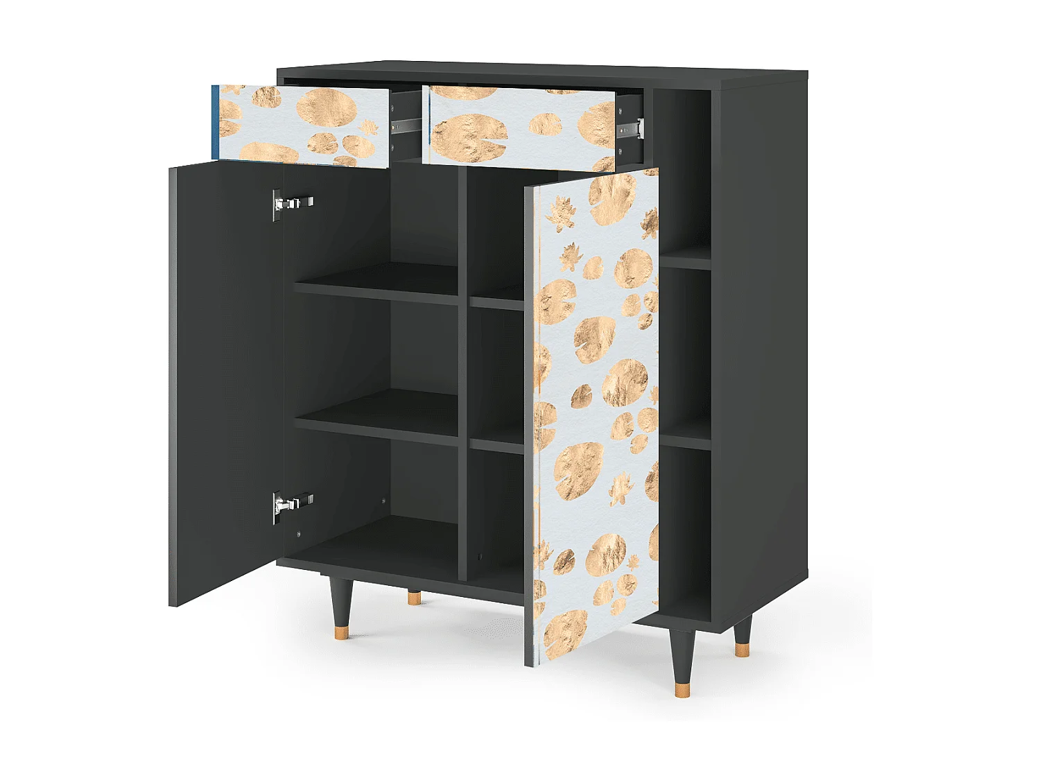 Buffet - 96х110х41 cm - BS6 - Blue Giraffe, Anthracite