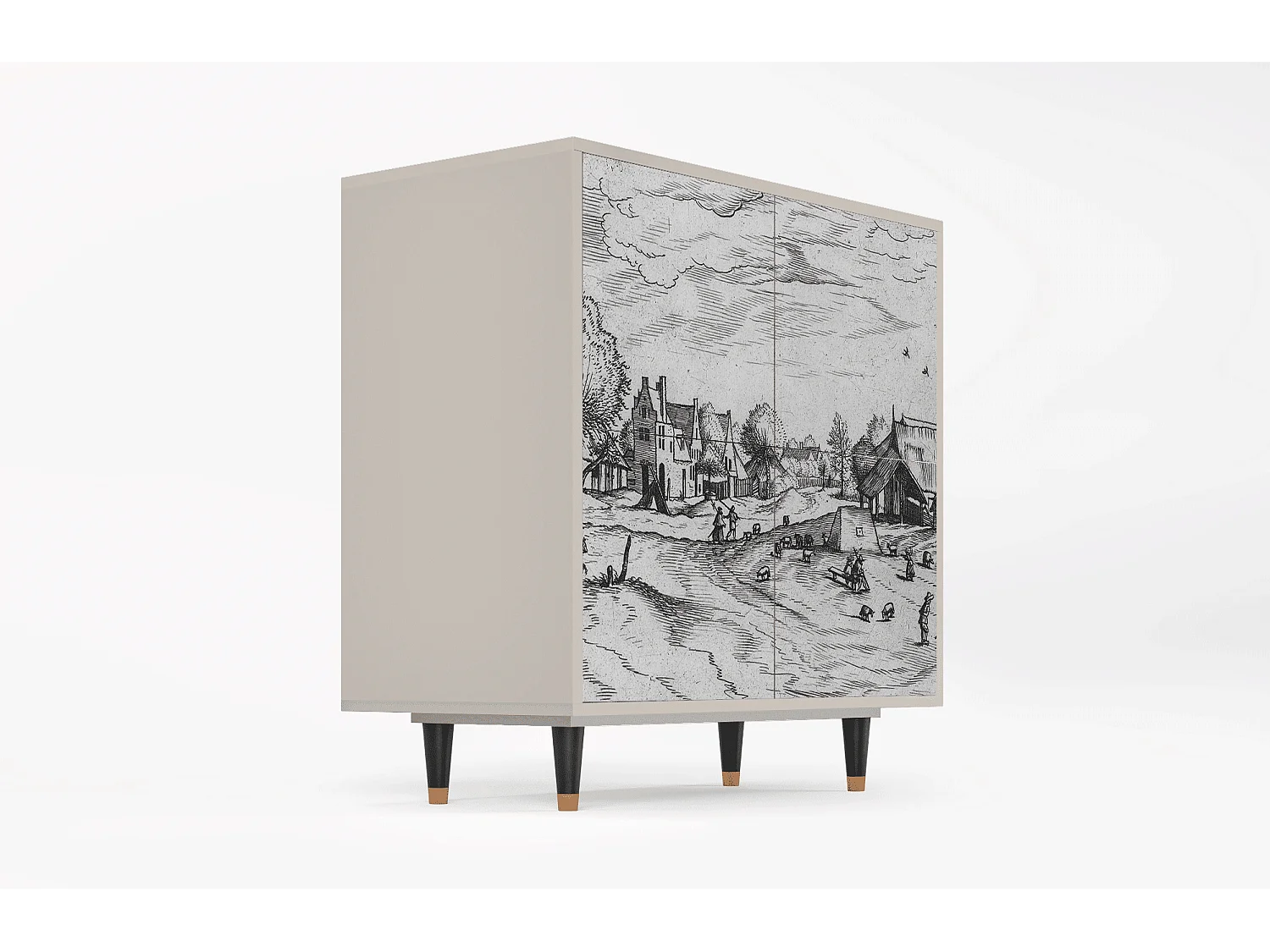 Aparador - 94x96x48 cm - BS3 - Country Village, Arena