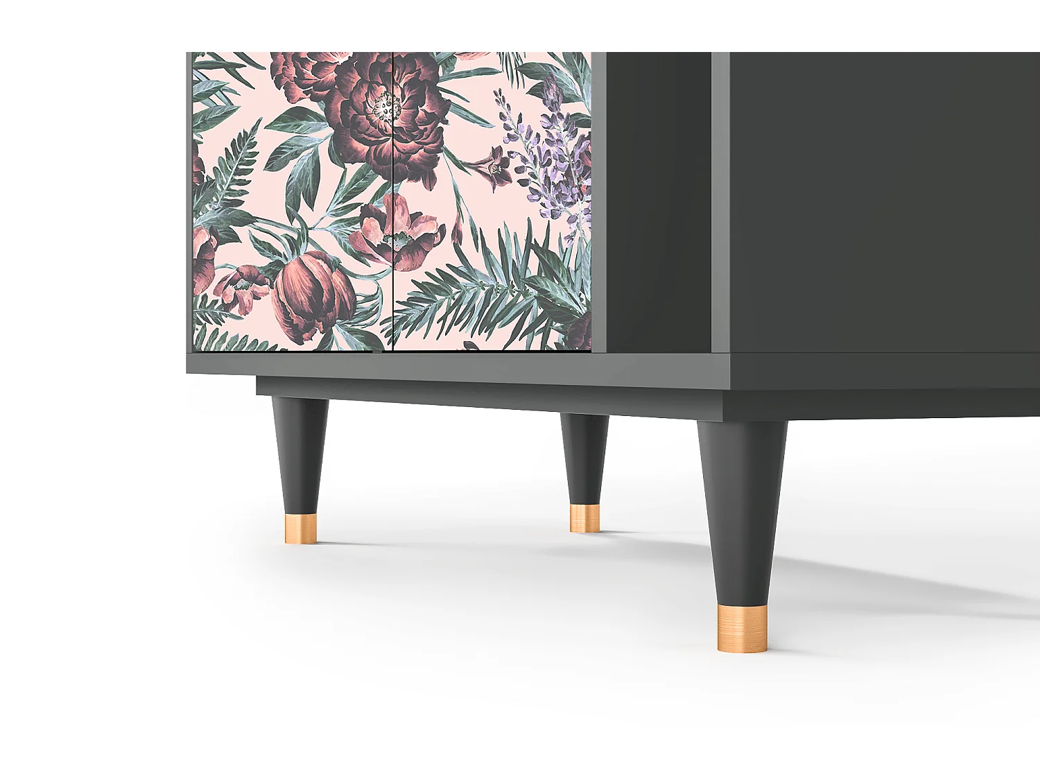 Buffet - 96х110х41 cm - BS6 - Peach Peonies, Anthracite