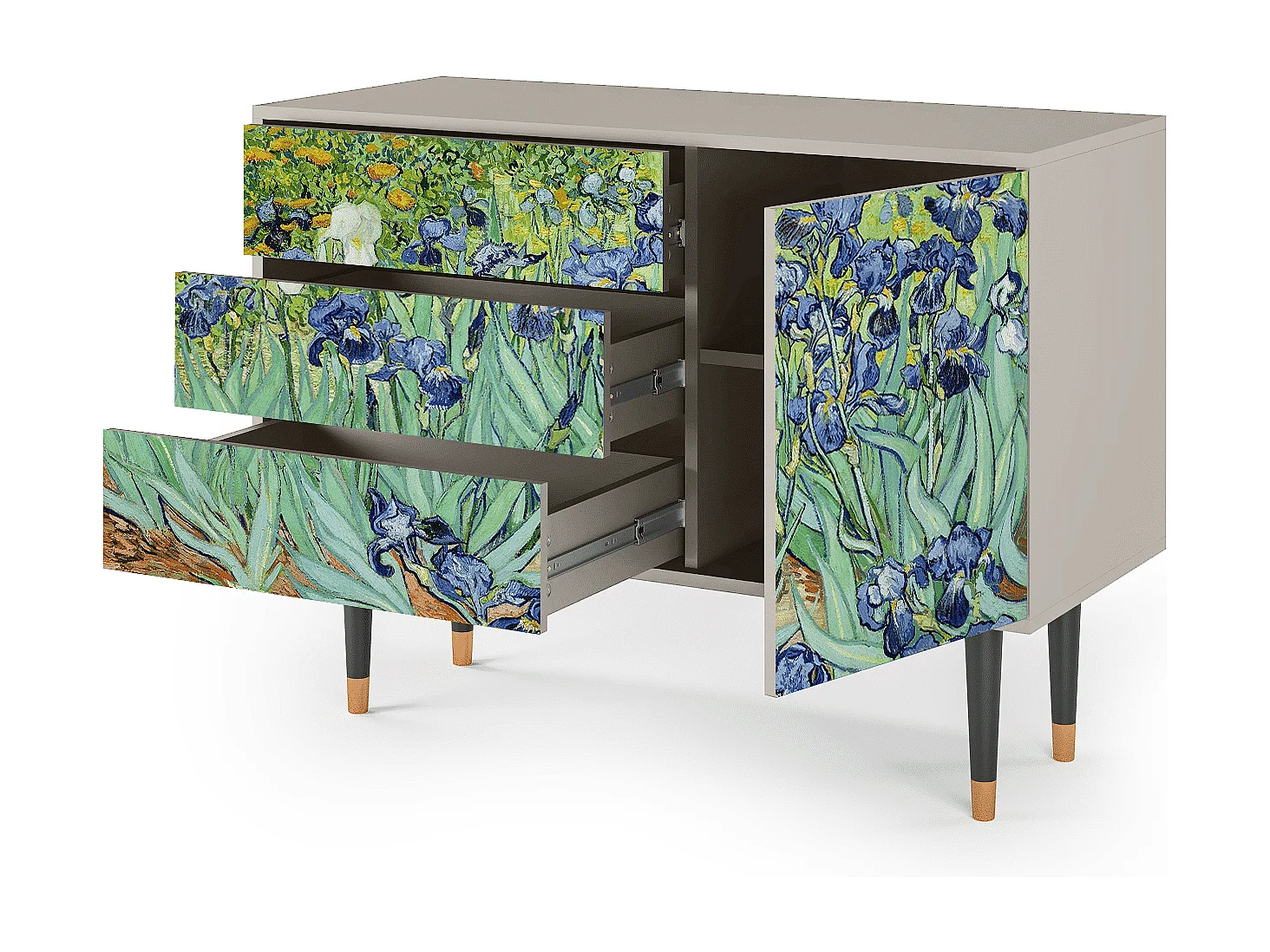 Buffet - 115х84х41 cm - S3 - Irises , Sable