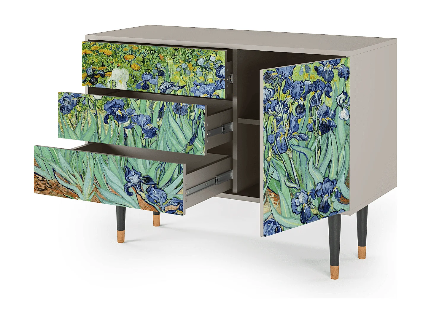 Sideboard - 115х84х41 cm - S3 - Irises , Sand