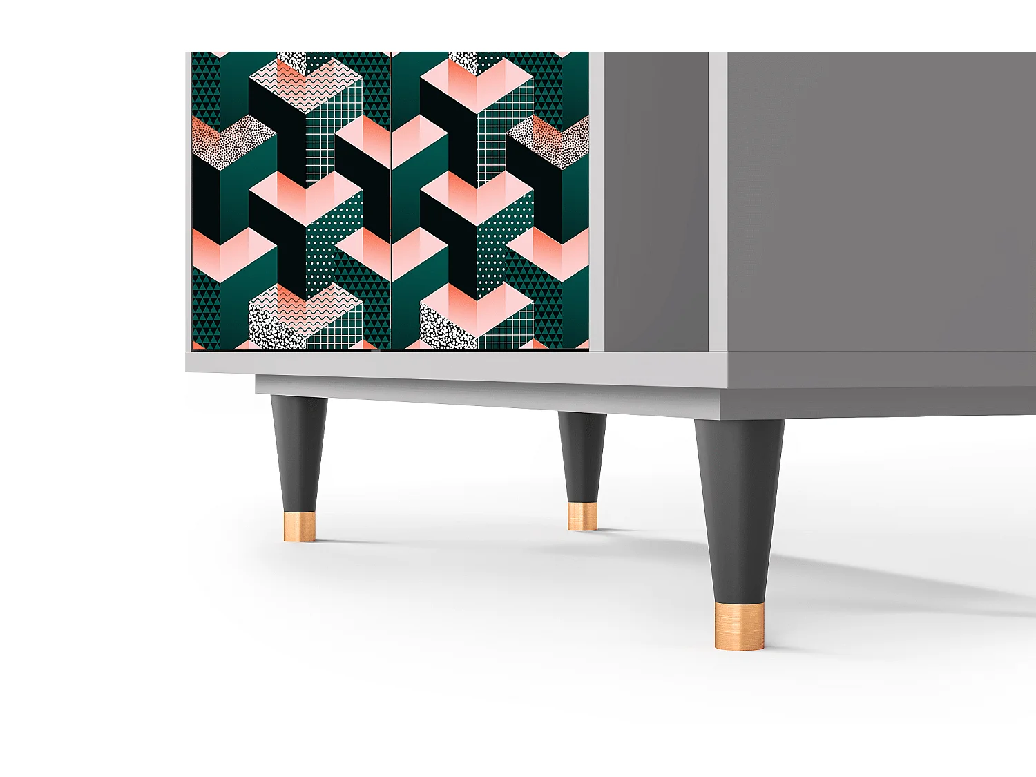 Aparador - 96х110х41 cm - BS6 - Geometric Madness, Gris