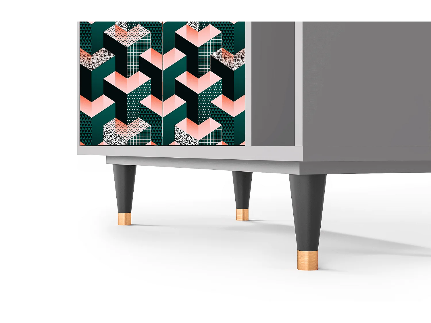 Buffet - 96х110х41 cm - BS6 - Geometric Madness, Gris