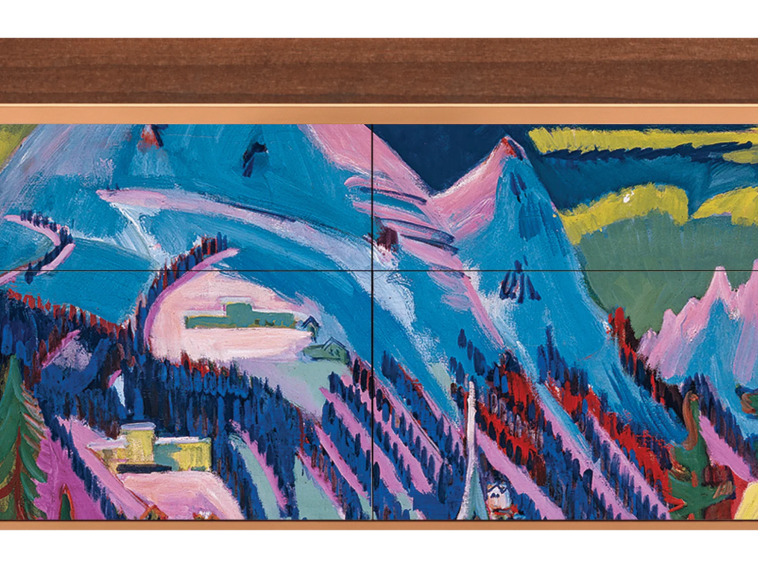 Buffet - 115x85x48 cm - BS4 - Davos Winter, Noyer