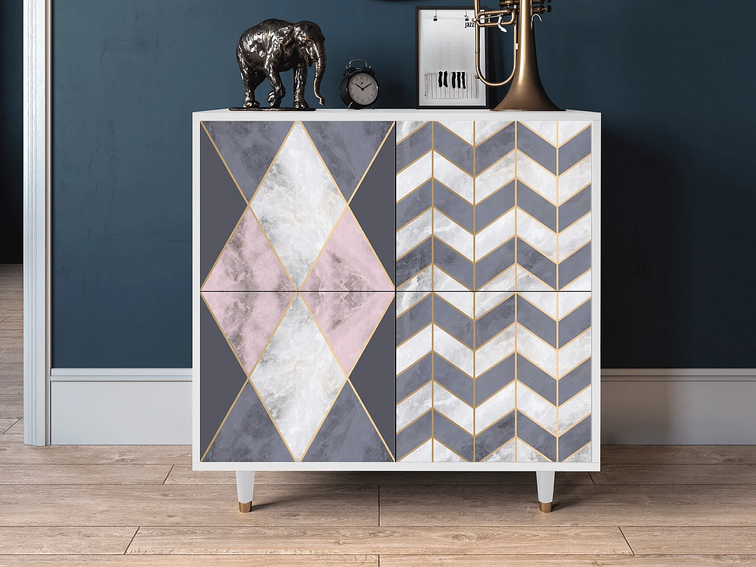 Dressoir - 94x96x48 cm - BS3 - Ideal Harmony, Wit