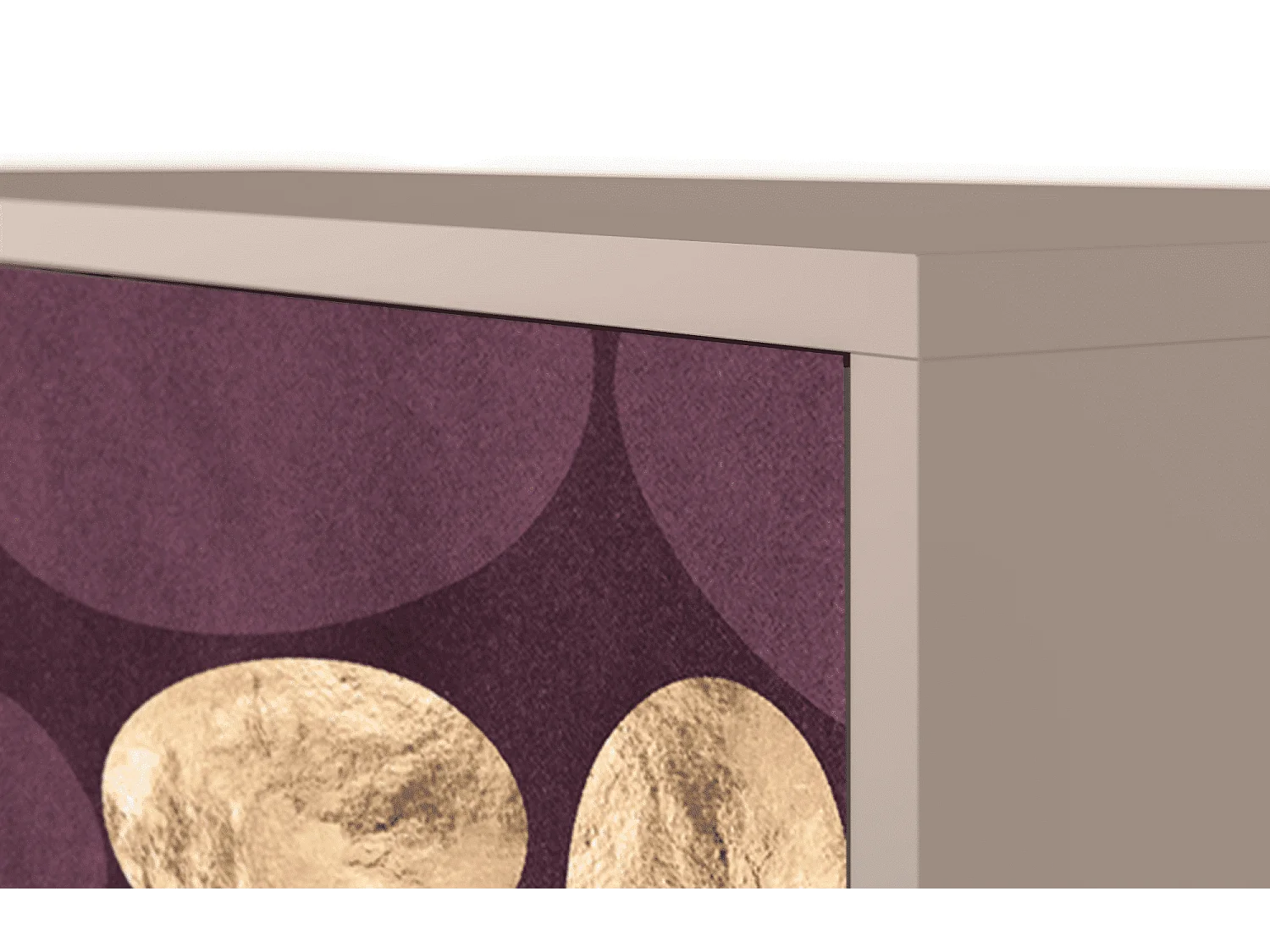 Kredens - 115х84х41 cm - S3 - Fine Wine, Latte