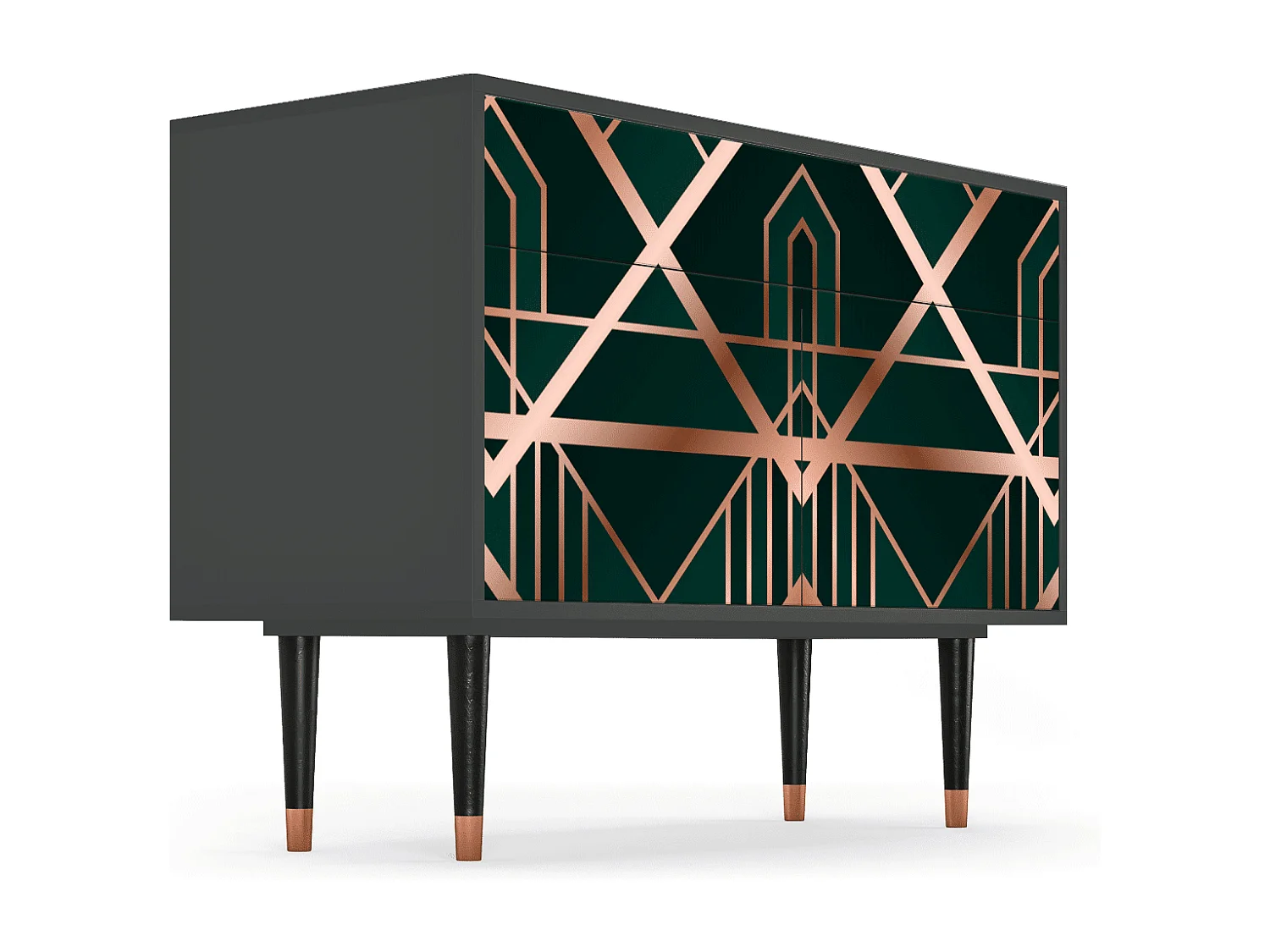 Buffet - 115x85x48 cm - BS4 - Emerald Gatsby, Anthracite