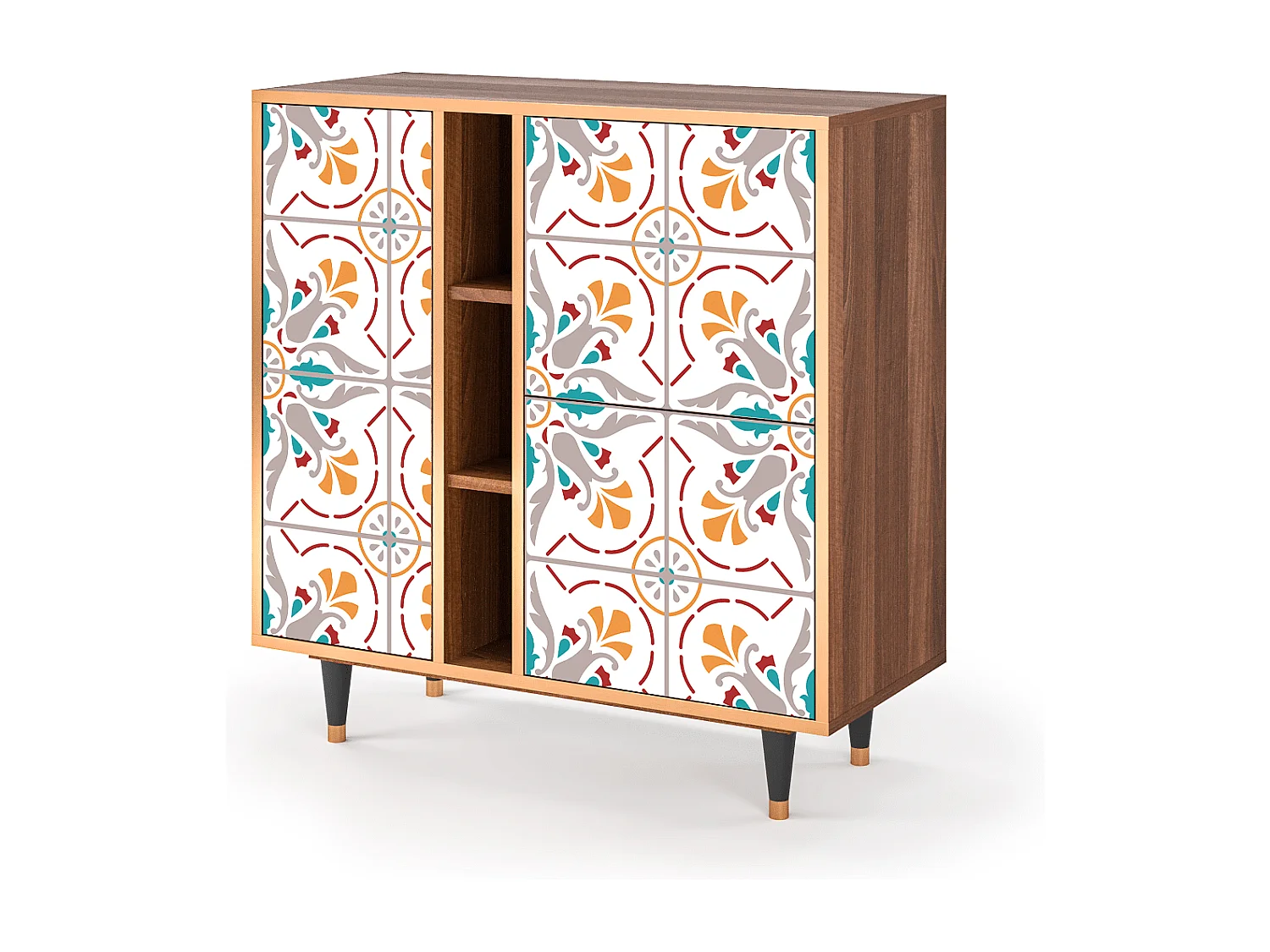 Buffet - 94х96х41 cm - BS5 - Spring Ceramics, Noyer