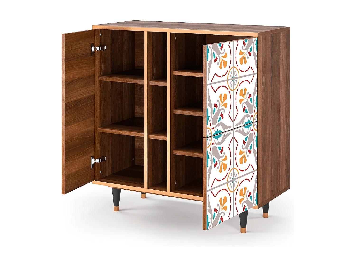 Aparador - 94х96х41 cm - BS5 - Spring Ceramics, Nogal