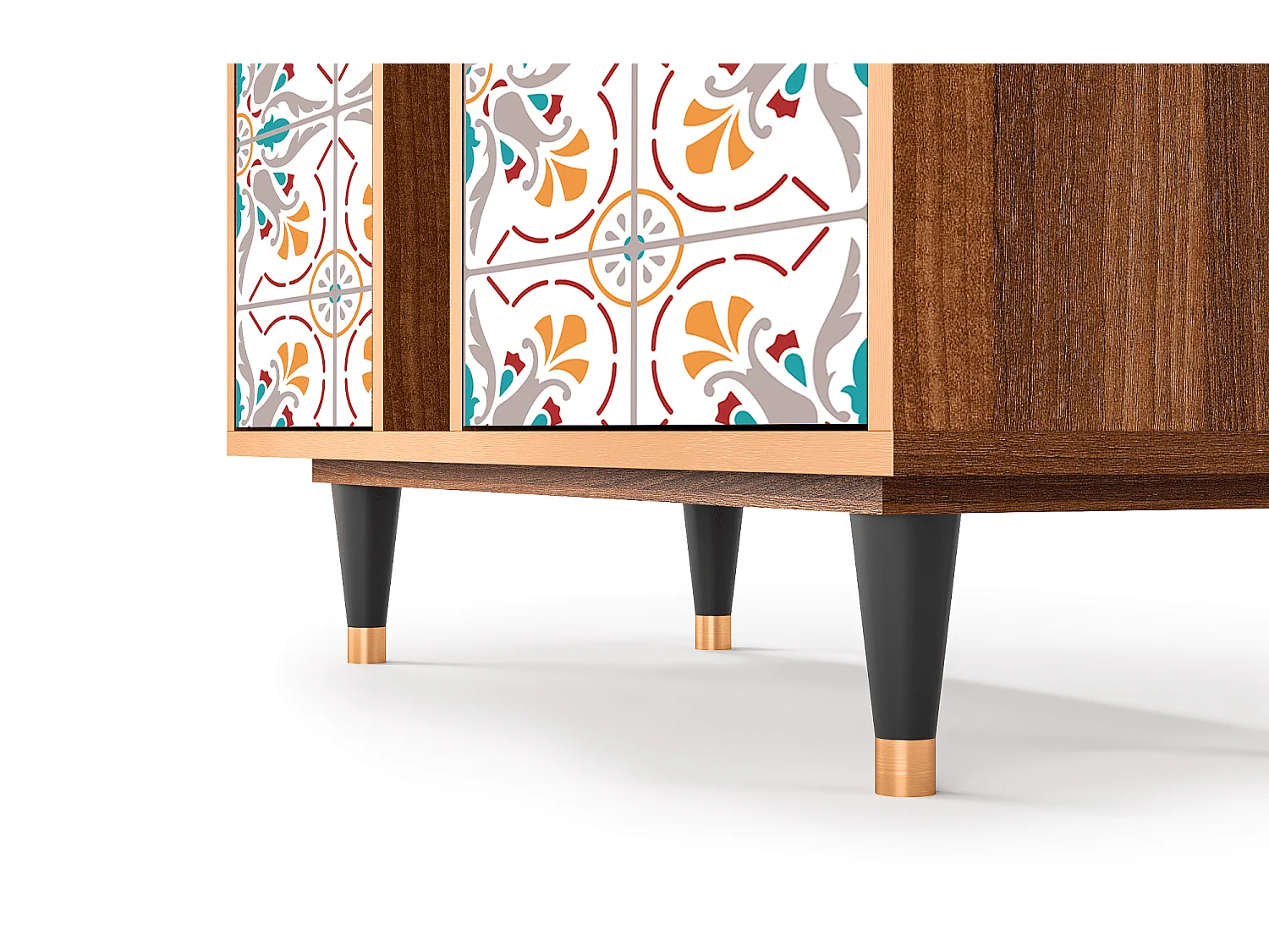 Sideboard - 94х96х41 cm - BS5 - Spring Ceramics, Walnuss