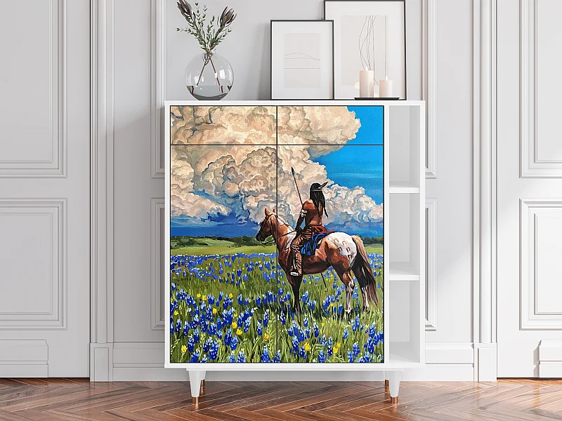 Dressoir - 96х110х41 cm - BS6 - Thunderheads by Dean, Wit