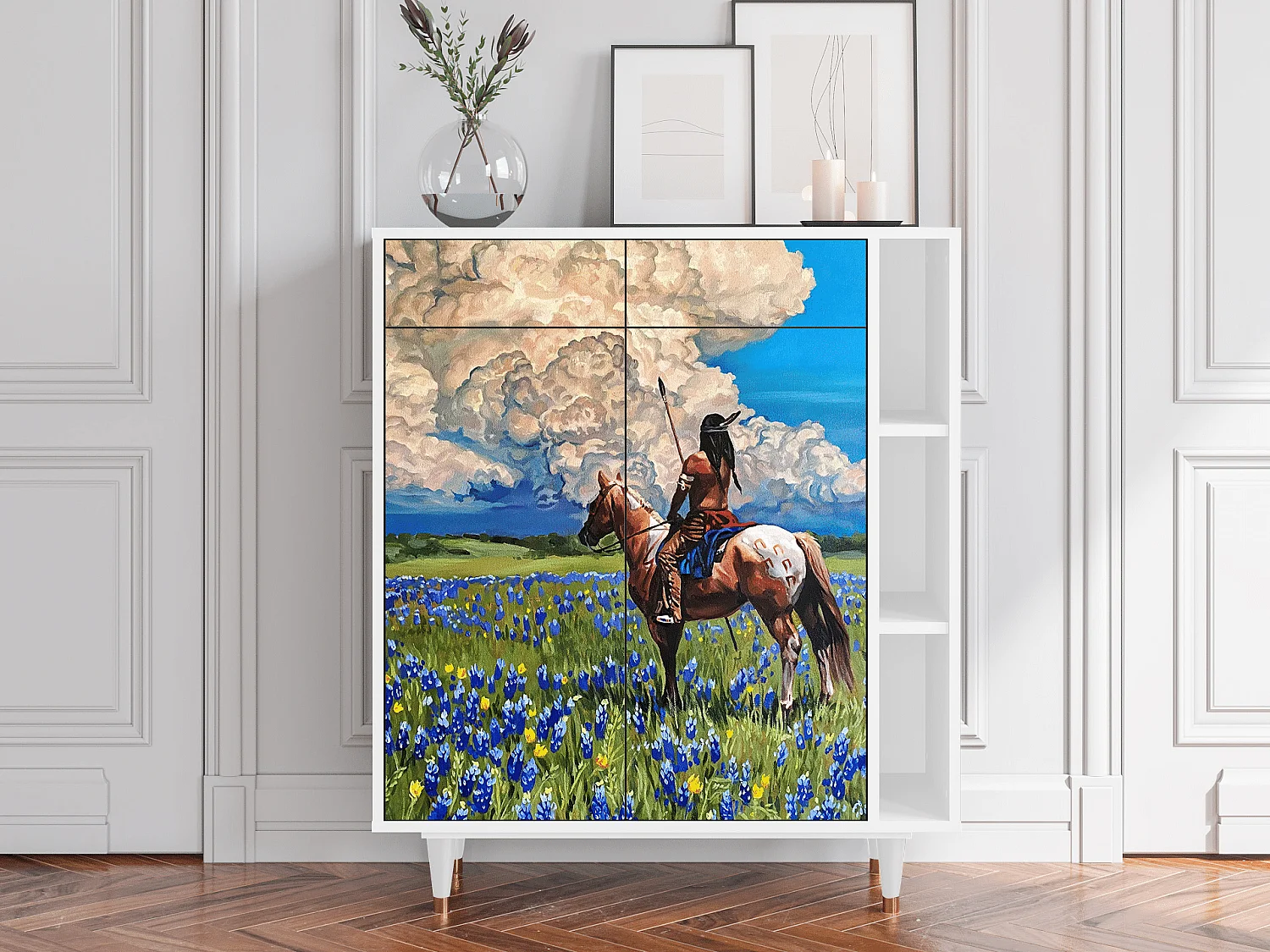 Dressoir - 96х110х41 cm - BS6 - Thunderheads by Dean, Wit