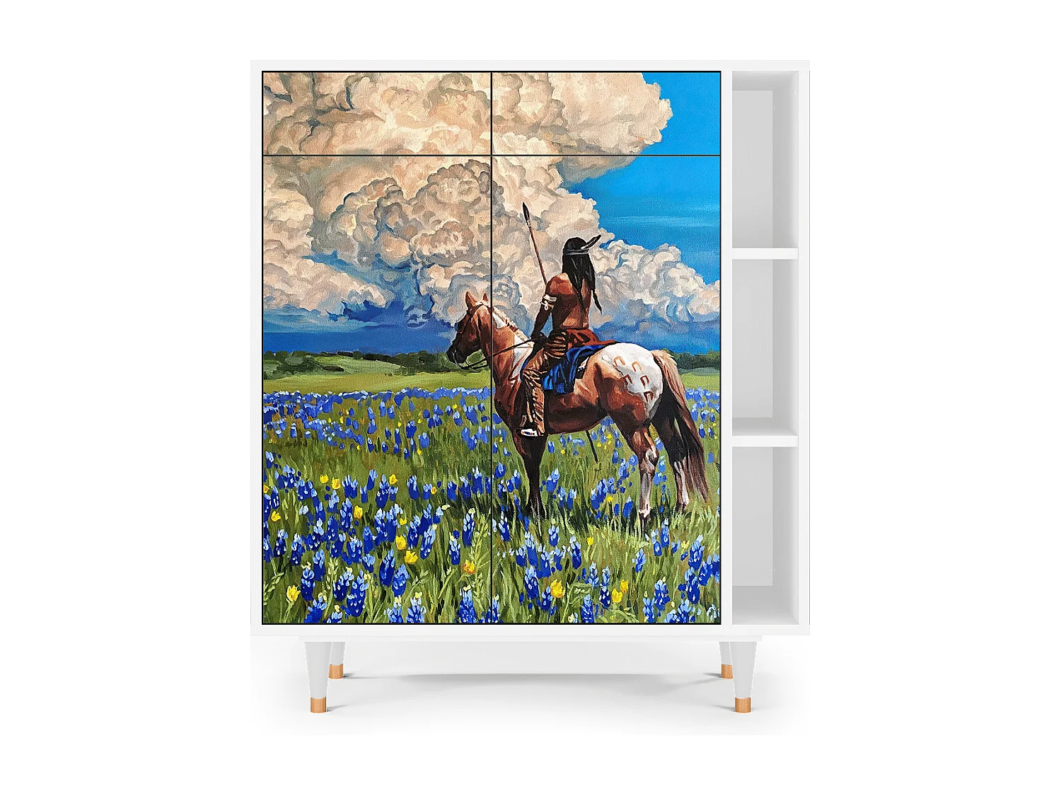 Dressoir - 96х110х41 cm - BS6 - Thunderheads by Dean, Wit