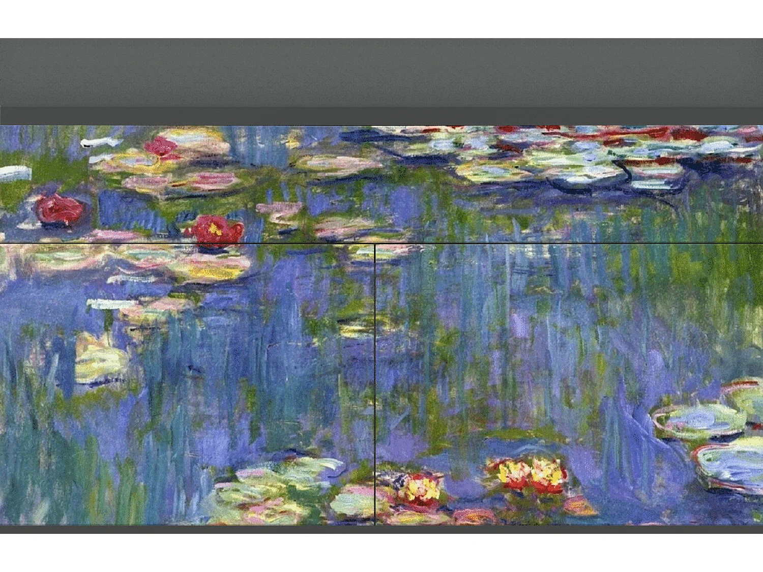 Buffet - 115x85x48 cm - BS4 - The water lily pond  , Anthracite