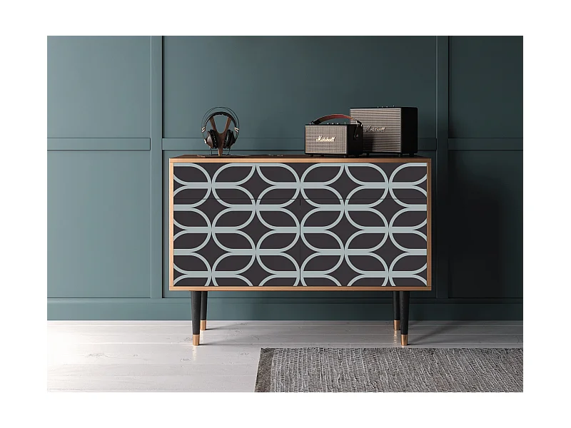 Kredens - 115x85x48 cm - BS4 - Light Path, Orzech