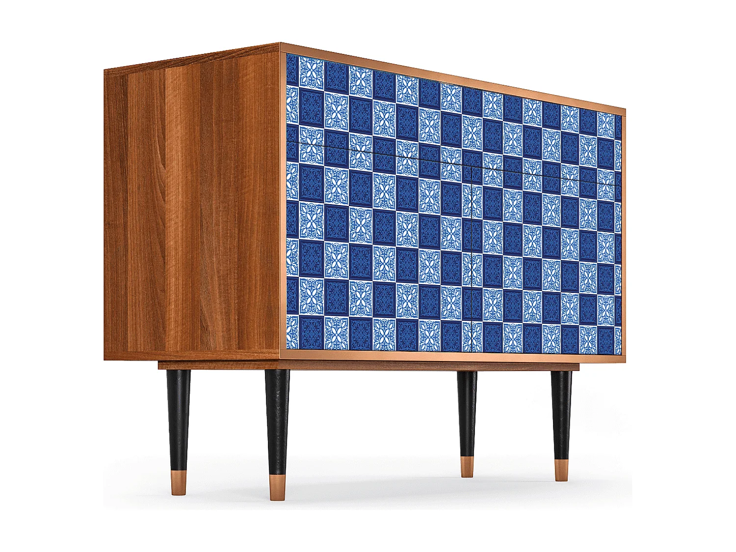 Dressoir - 115x85x48 cm - BS4 - Light Path, Walnoot