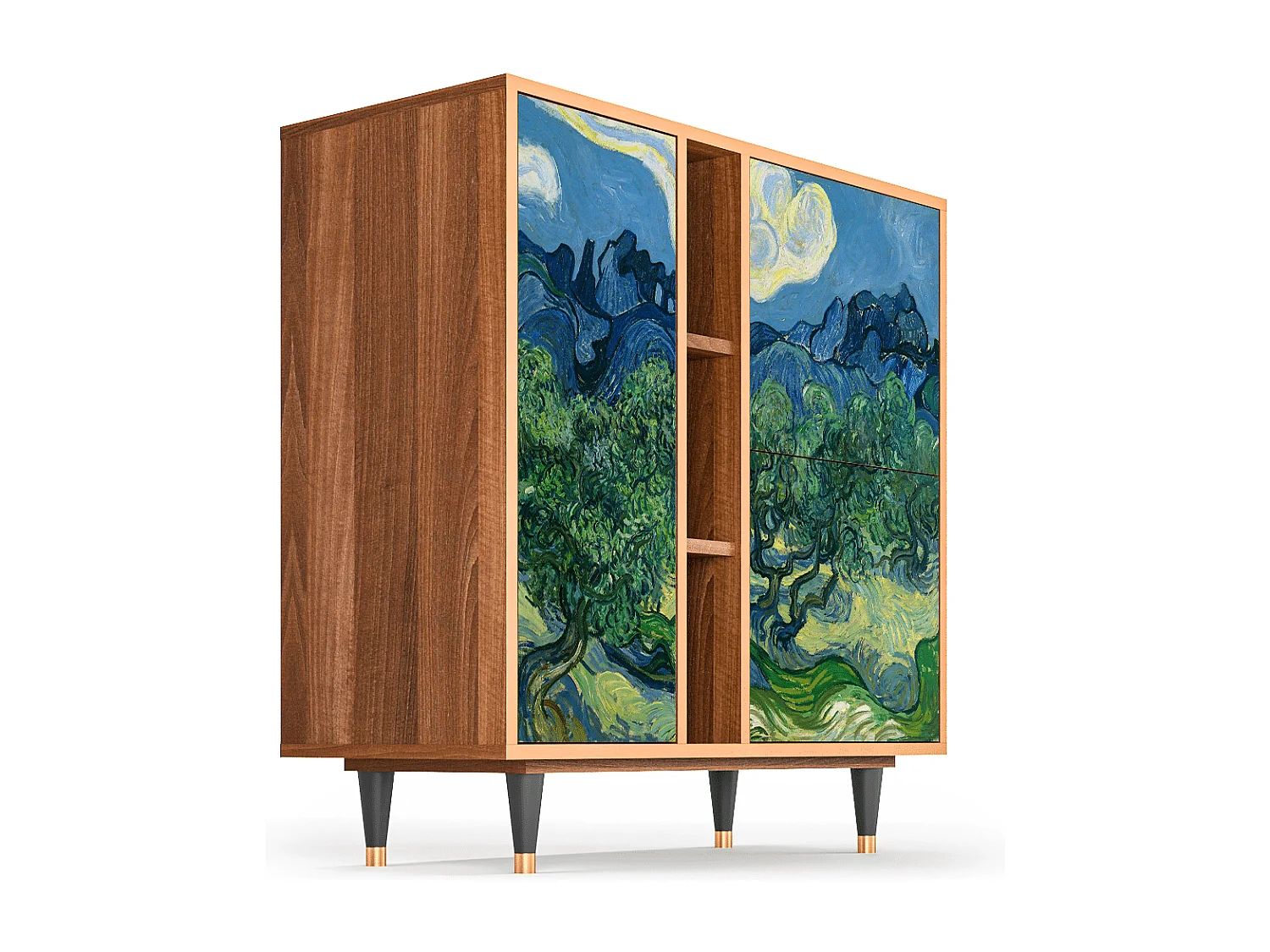 Dressoir - 94х96х41 cm - BS5 - The Oil Trees, Walnoot