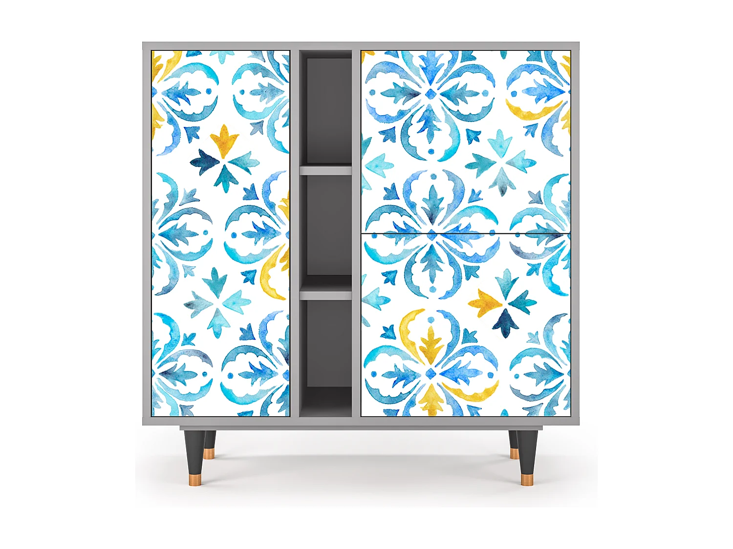 Buffet - 94х96х41 cm - BS5 - Lisbon Flover, Gris