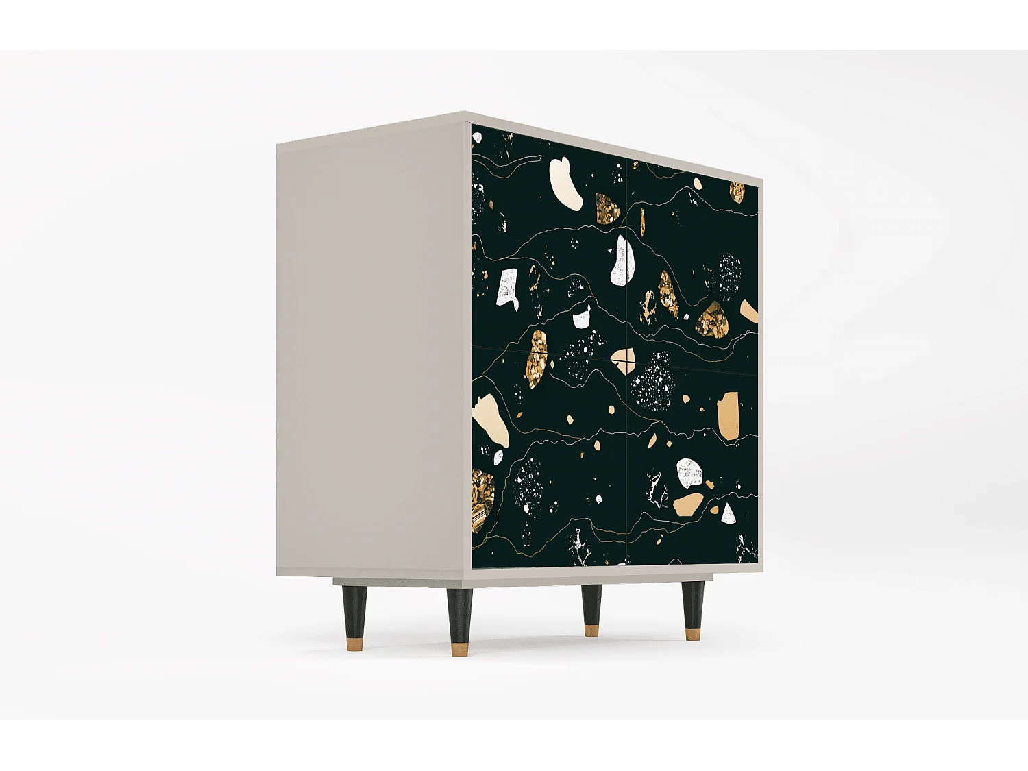 Aparador - 94x96x48 cm - BS3 - Space Rocks, Areia