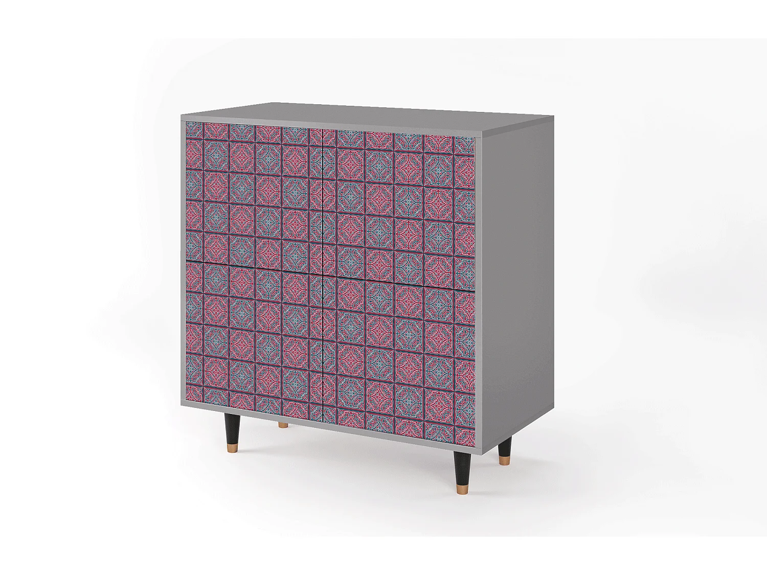 Buffet - 94x96x48 cm - BS3 - Riviera Mosaic, Gris