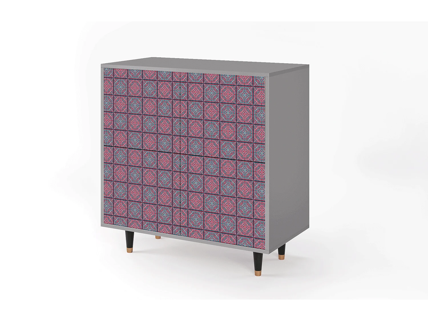 Buffet - 94x96x48 cm - BS3 - Riviera Mosaic, Gris