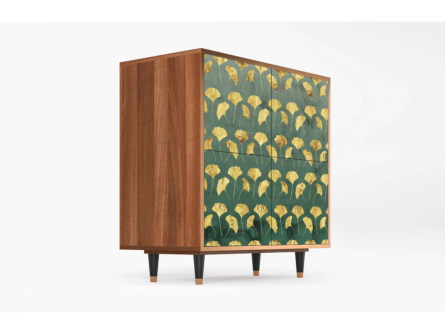 Buffet - 94x96x48 cm - BS3 - Gingko leaves, Noyer