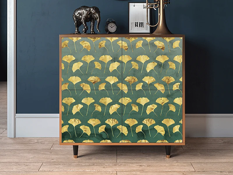 Buffet - 94x96x48 cm - BS3 - Gingko leaves, Noyer