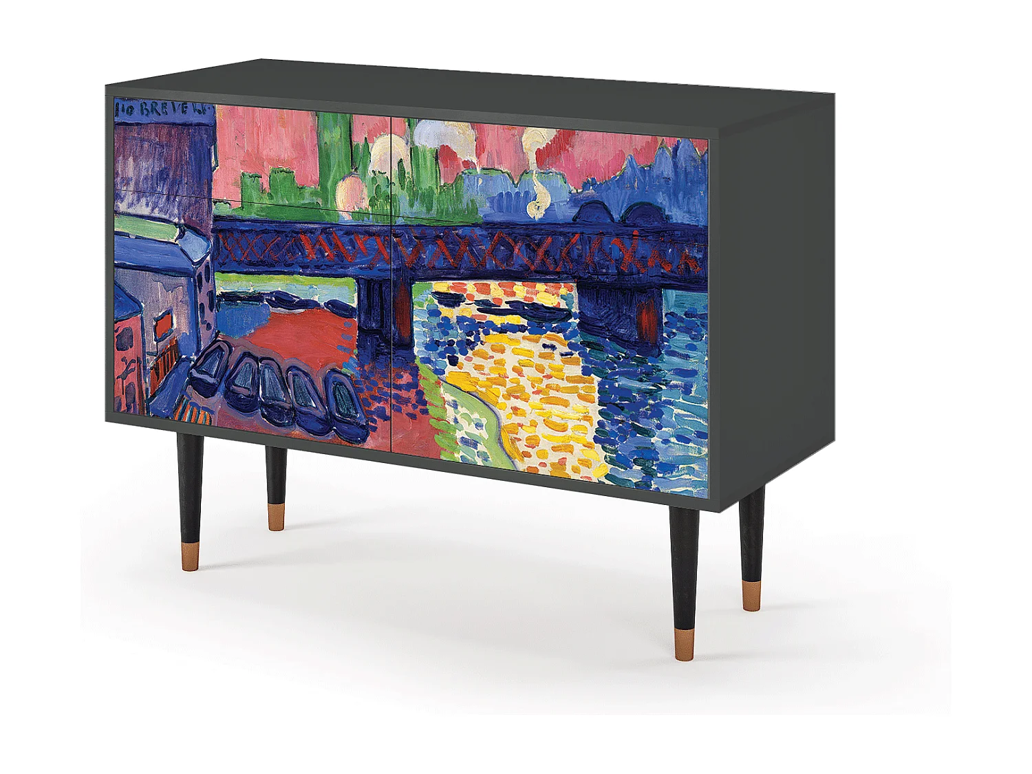 Buffet - 115x85x48 cm - BS4 - Charing Cross Bridge, Anthracite