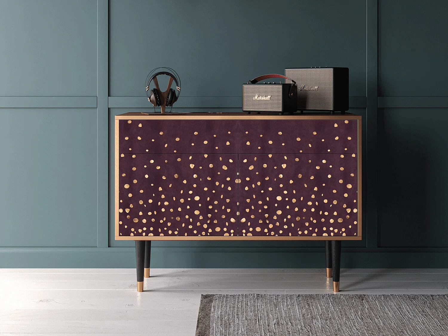 Buffet - 115x85x48 cm - BS4 - The Brightest Way, Noyer