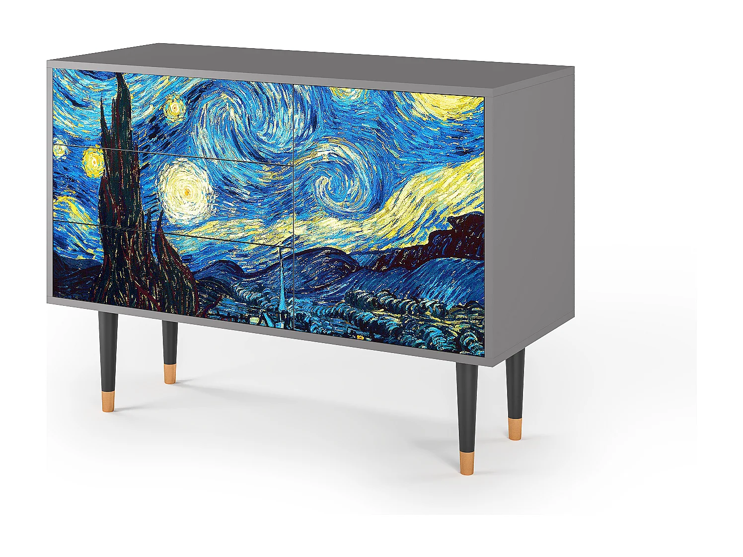 Buffet - 115х84х41 cm - S3 - The Starry Night  , Gris