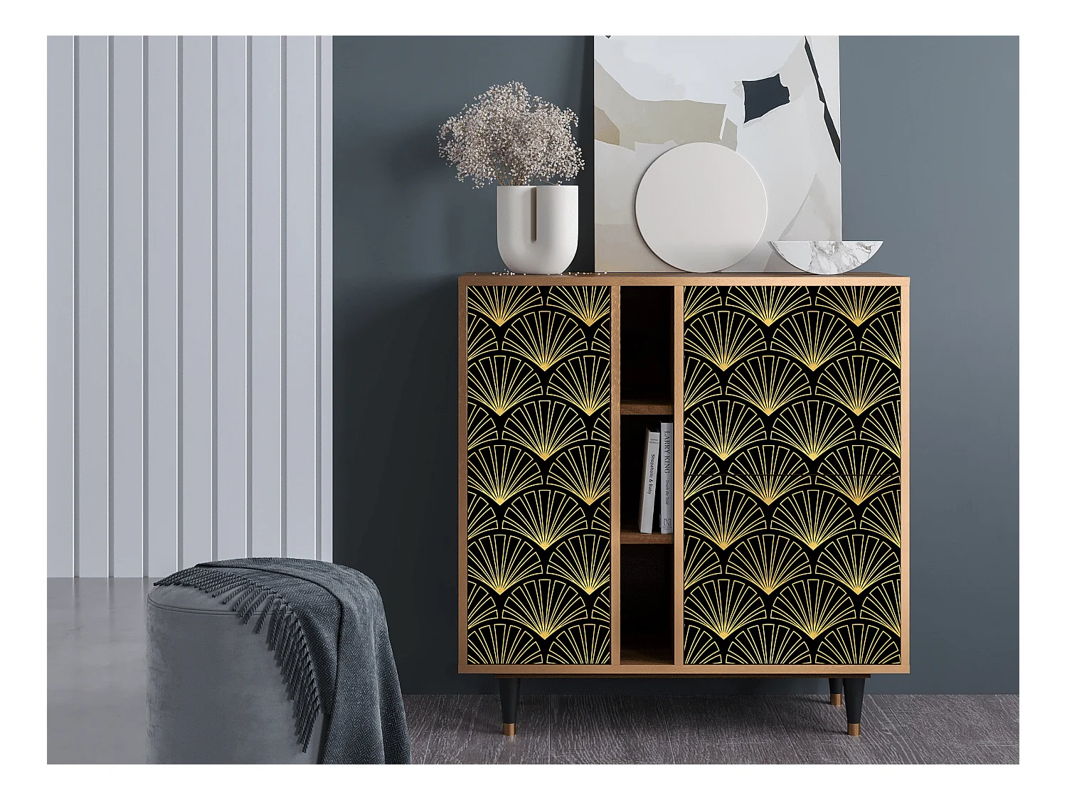 Buffet - 94х96х41 cm - BS5 - Bird of Juno, Noyer
