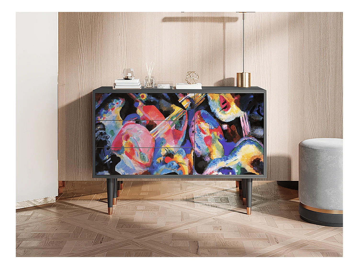 Buffet - 115х84х41 cm - S3 - Kandinsky, Anthracite