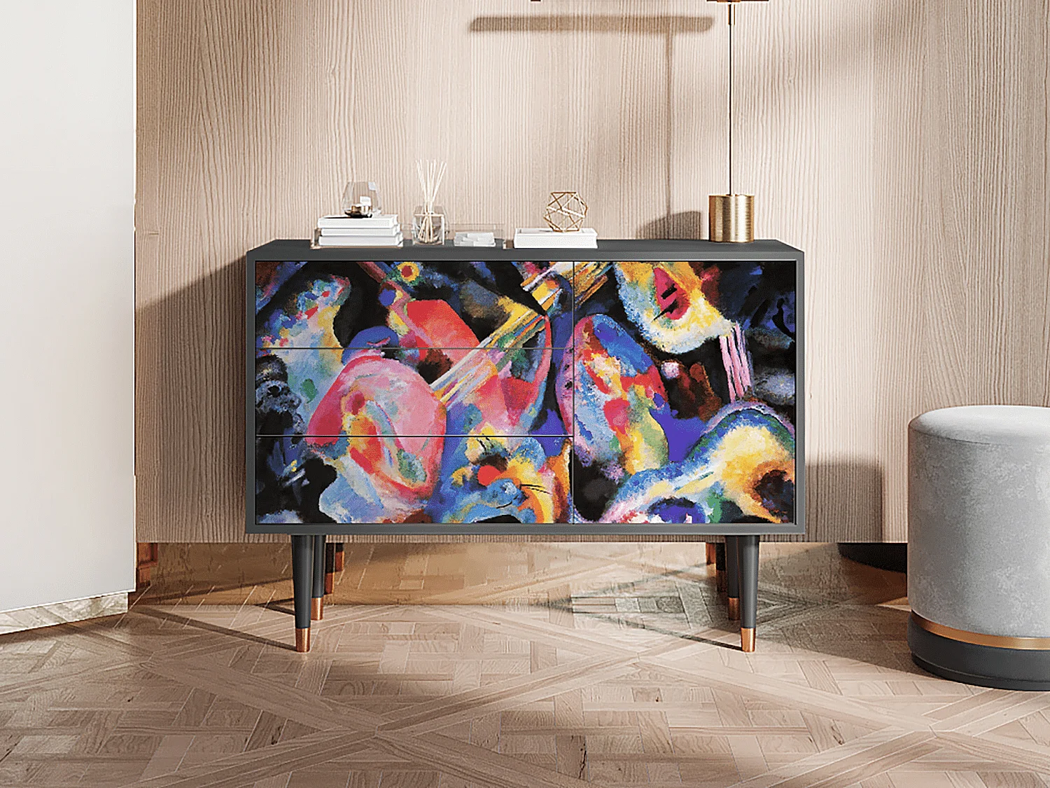 Buffet - 115х84х41 cm - S3 - Kandinsky, Anthracite