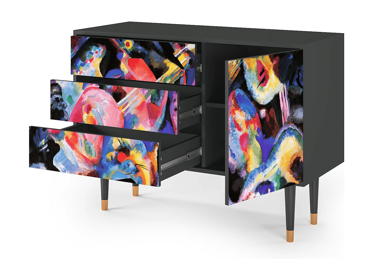 Buffet - 115х84х41 cm - S3 - Kandinsky, Anthracite