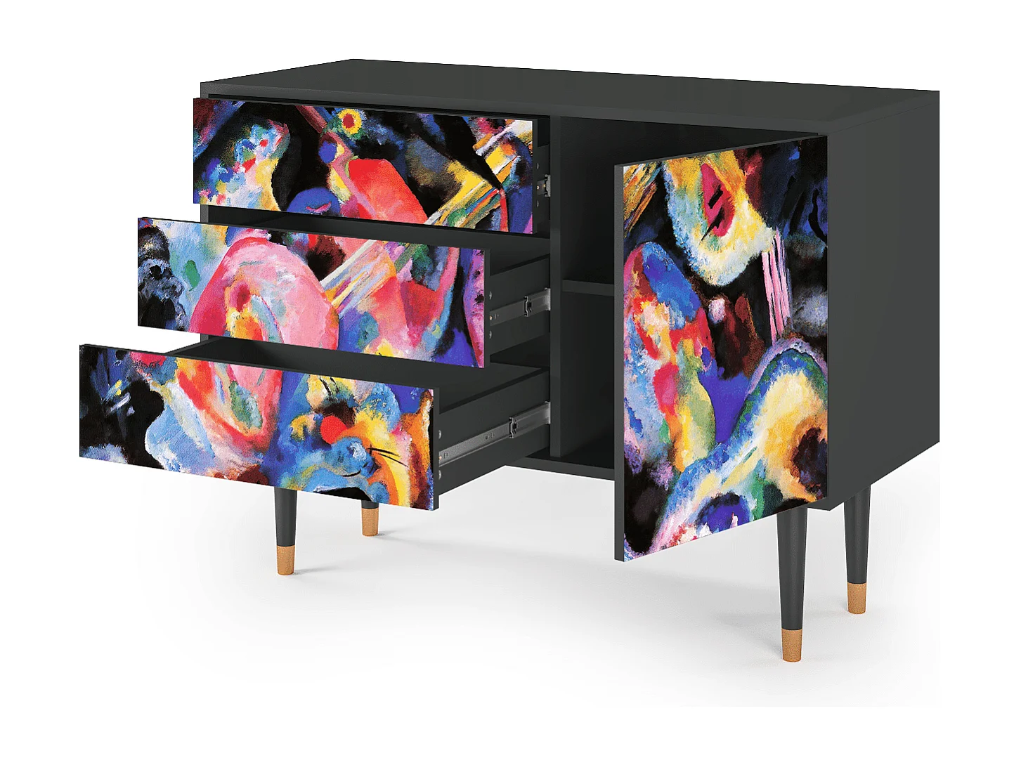 Buffet - 115х84х41 cm - S3 - Kandinsky, Anthracite