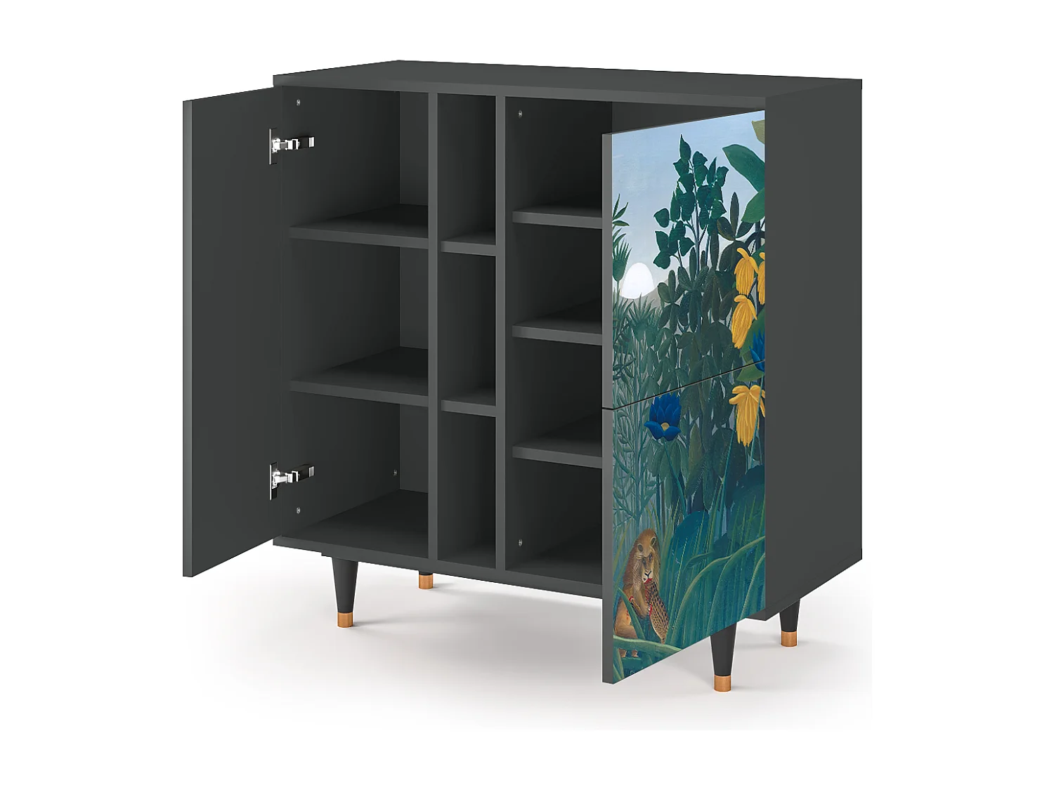 Dressoir - 94х96х41 cm - BS5 - The Repast of the Lion, Antraciet