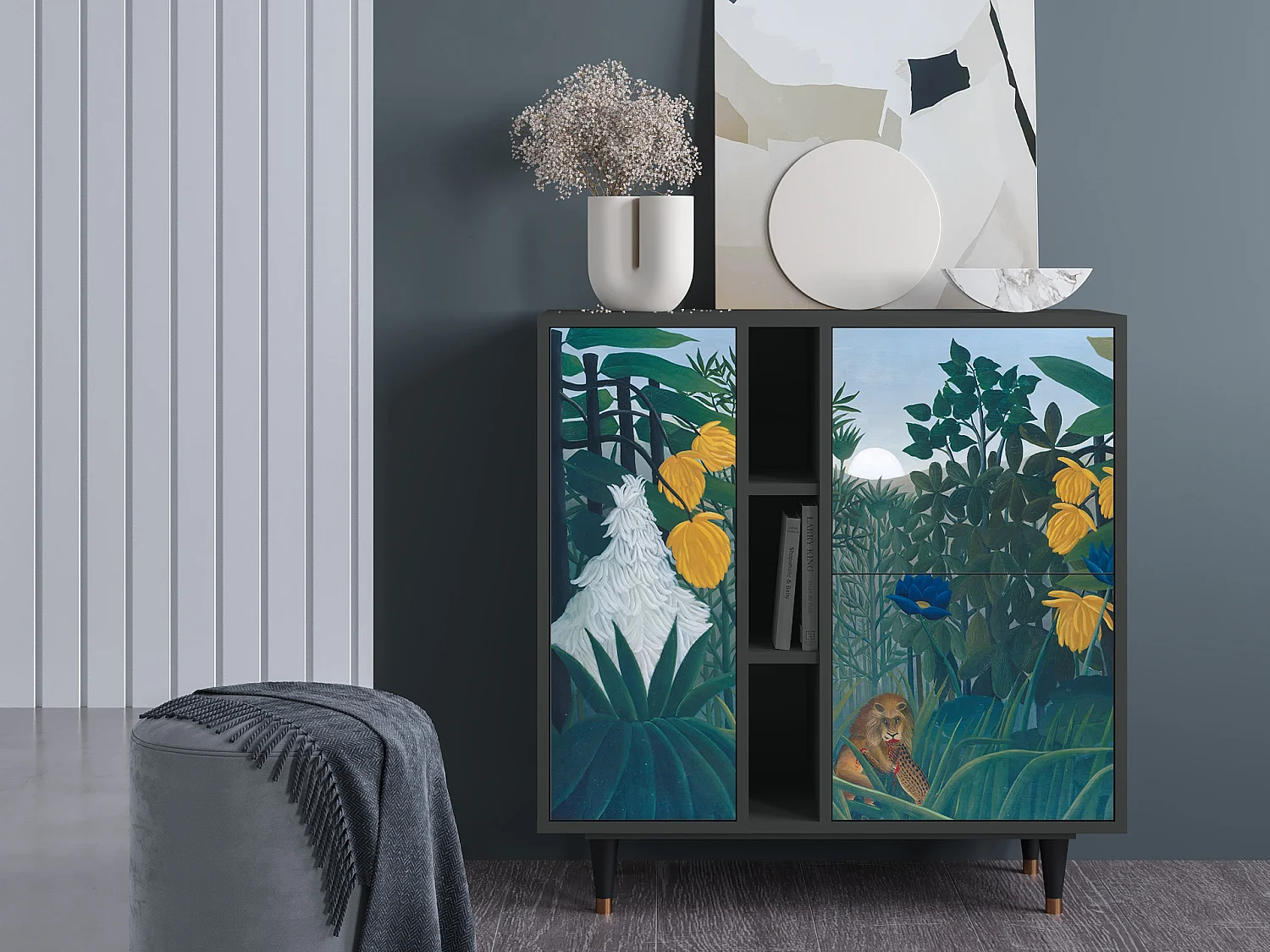 Buffet - 94х96х41 cm - BS5 - The Repast of the Lion, Anthracite