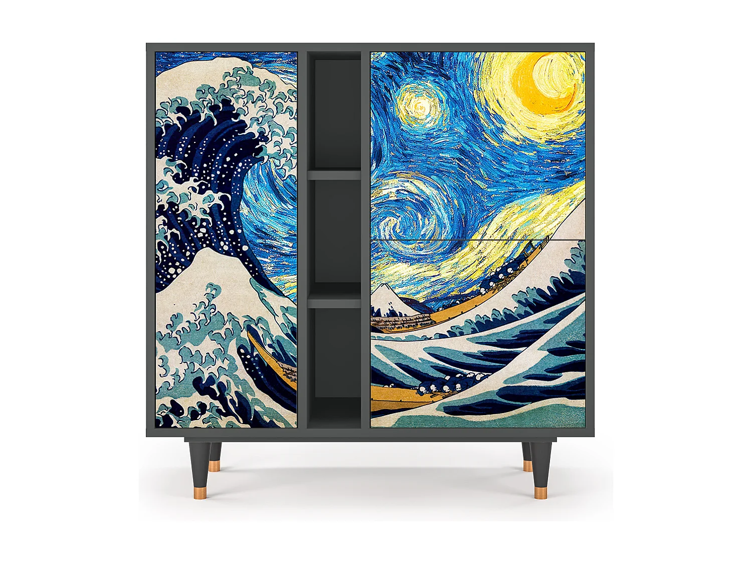 Aparador - 94х96х41 cm - BS5 - Great Wave, Antracite