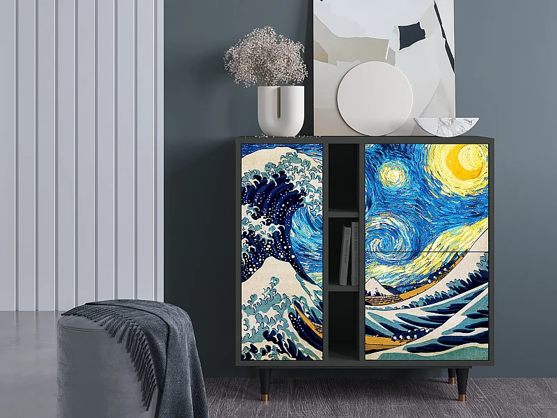 Aparador - 94х96х41 cm - BS5 - Great Wave, Antracite