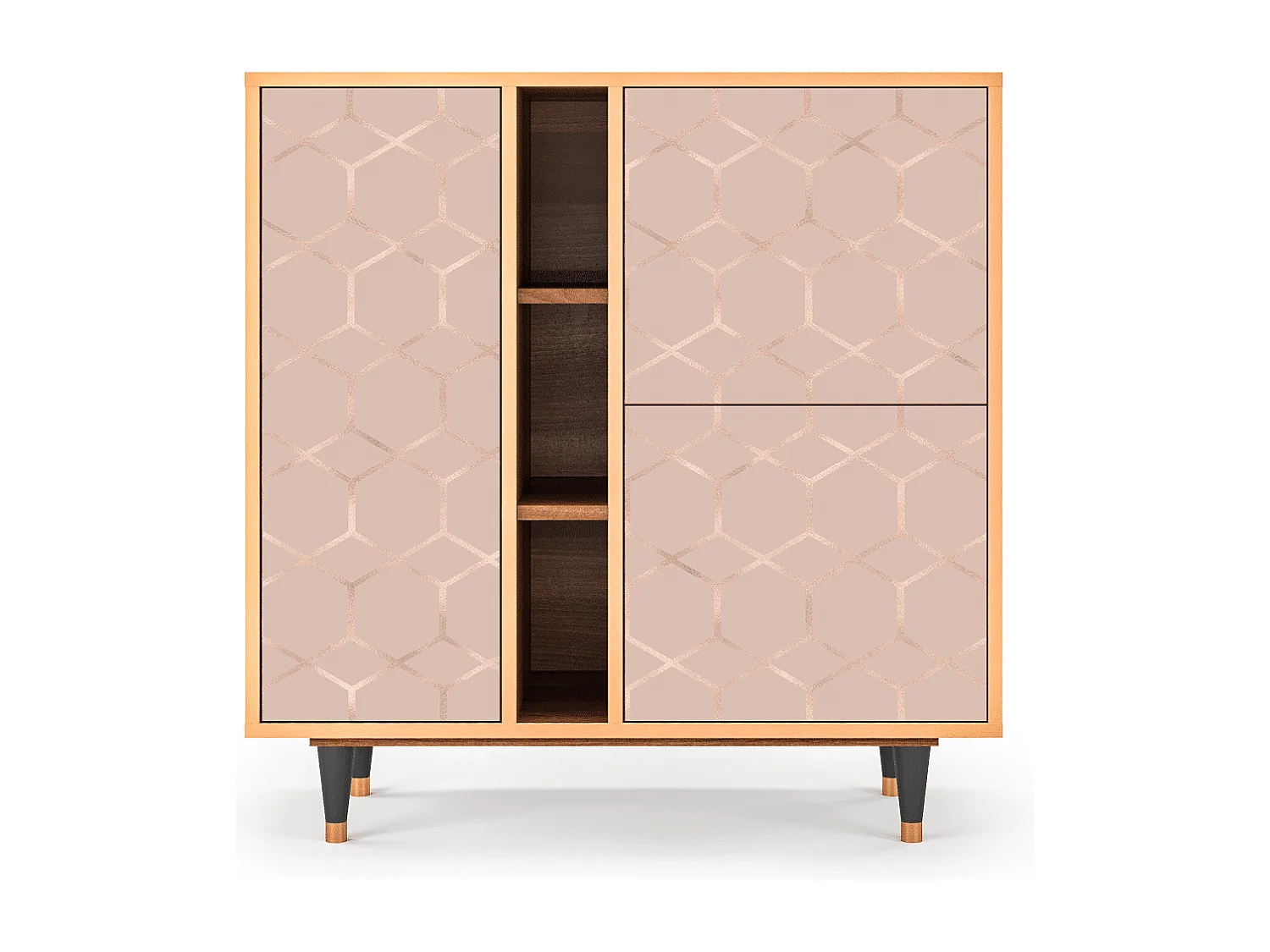 Buffet - 94х96х41 cm - BS5 - Rose Honeycomb, Noyer