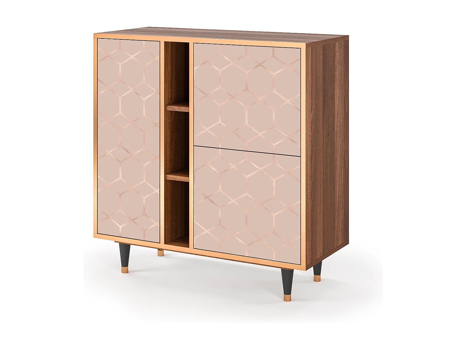 Buffet - 94х96х41 cm - BS5 - Rose Honeycomb, Noyer